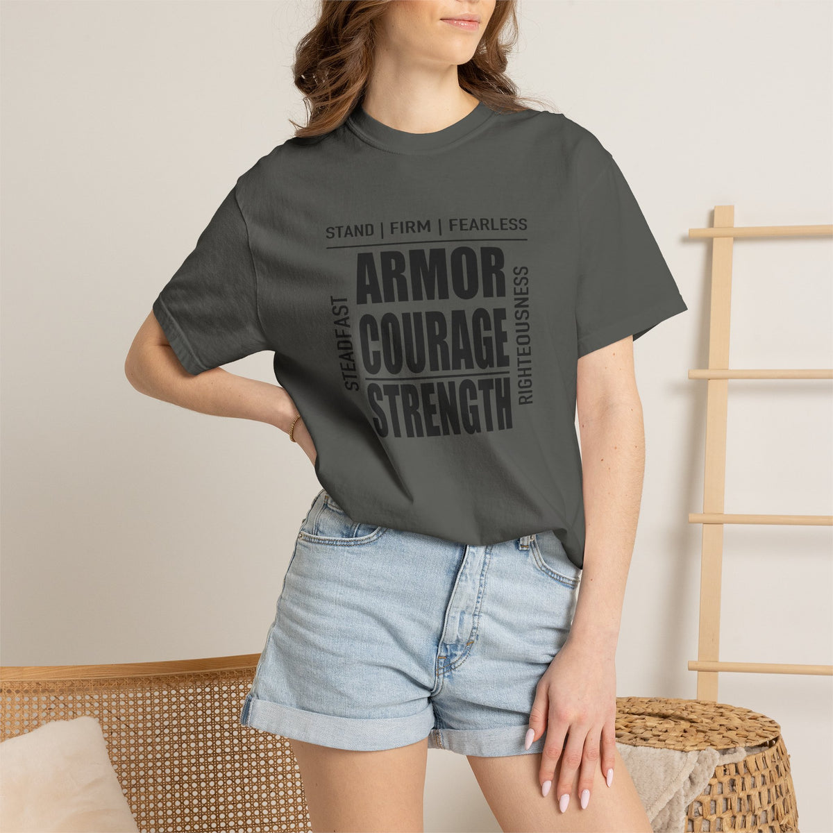 Armor Courage Strength | Christian Tee