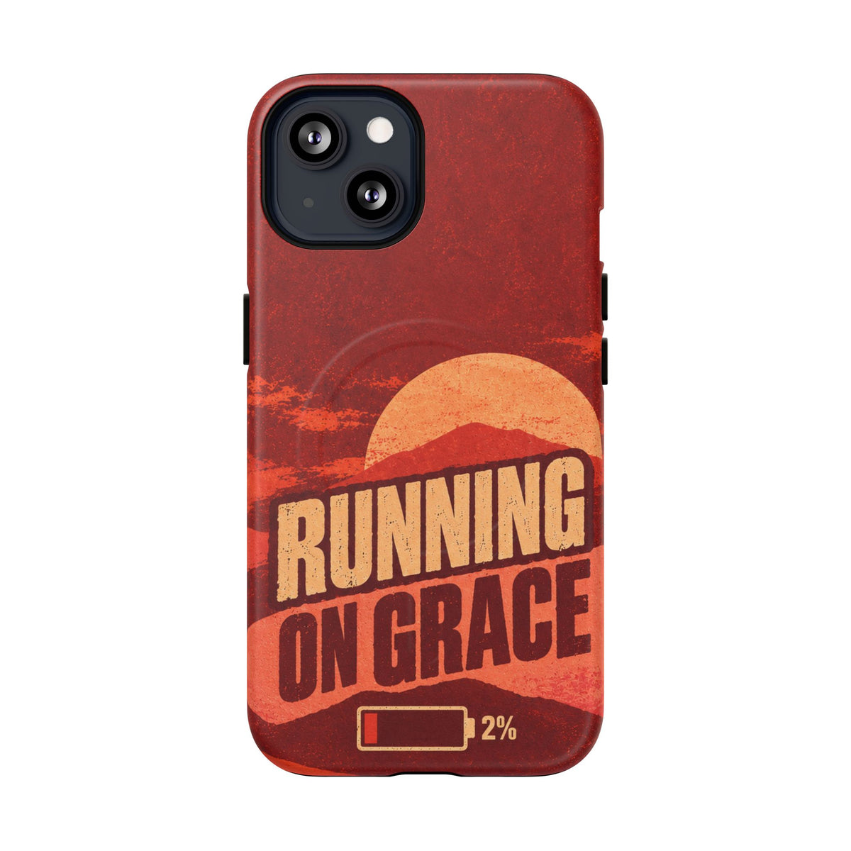 Running on Grace Christian Tough Magnetic Phone Case