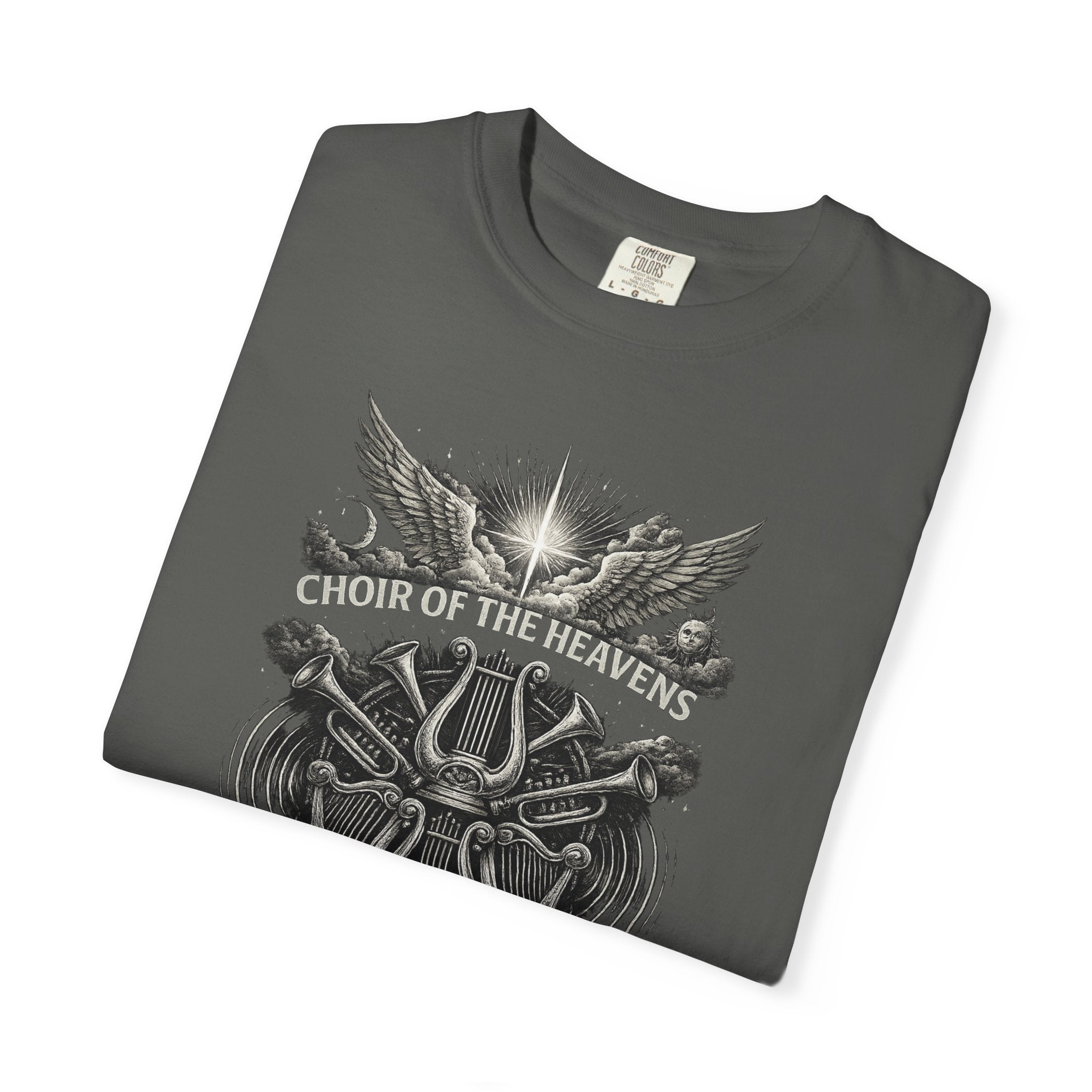 Choir of the Heavens Shirt, Christian Choir Tee, Choral Society Music Shirt, Worship Team Gift, Vintage Angel Music Tee, Church Musician