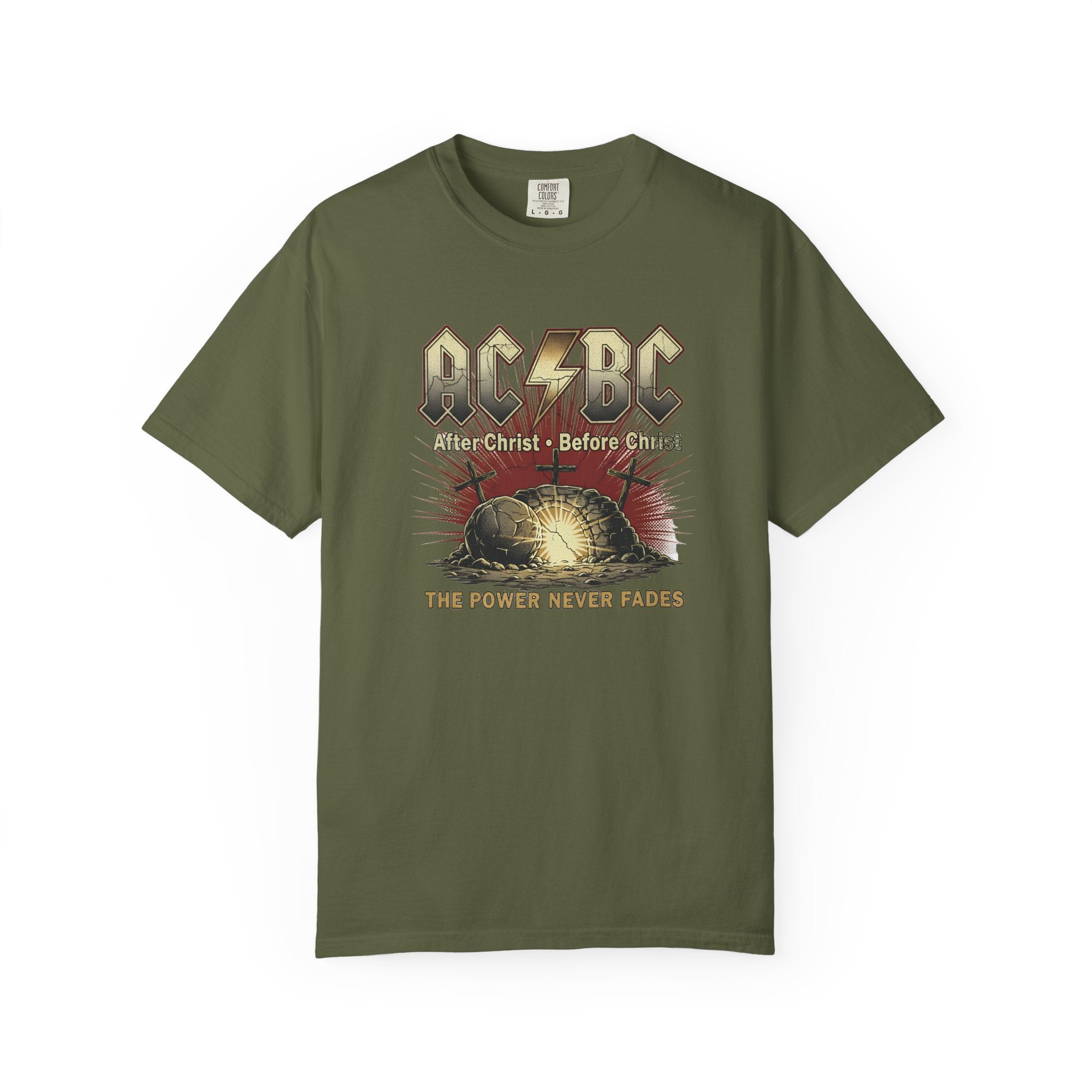 AC/DC Inspired Lightning Sunburst T-shirt | The Power Never Fades