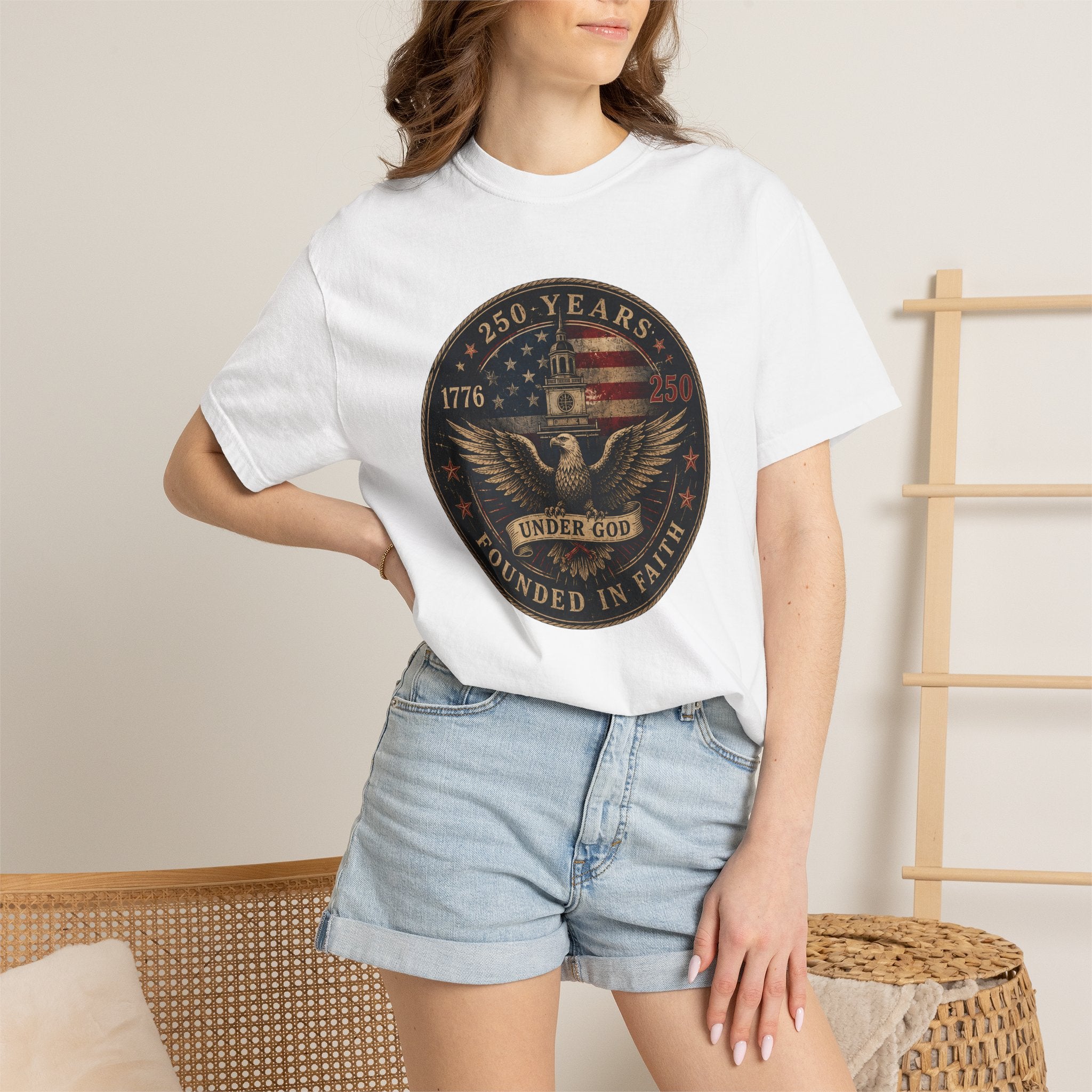 Founded in Faith Christian Patriotic Shirt