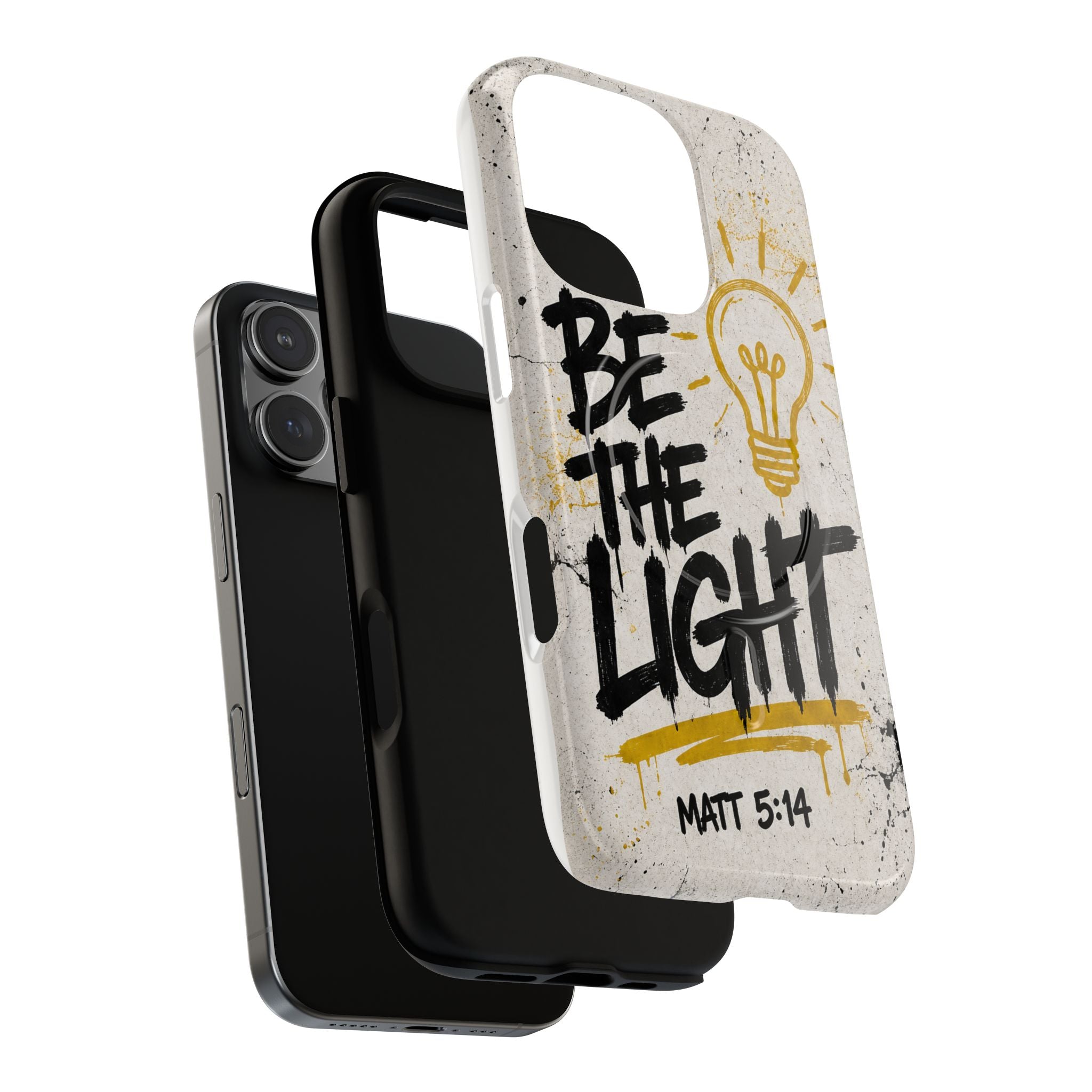 Be the Light Matthew 5:14 Tough Magnetic Phone Case