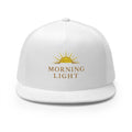 Morning Light 5 Panel Trucker Hat, Christian Snapback Cap, Flat Bill Faith Hat, Sunrise Graphic Hat, Modern Trucker Cap Gift