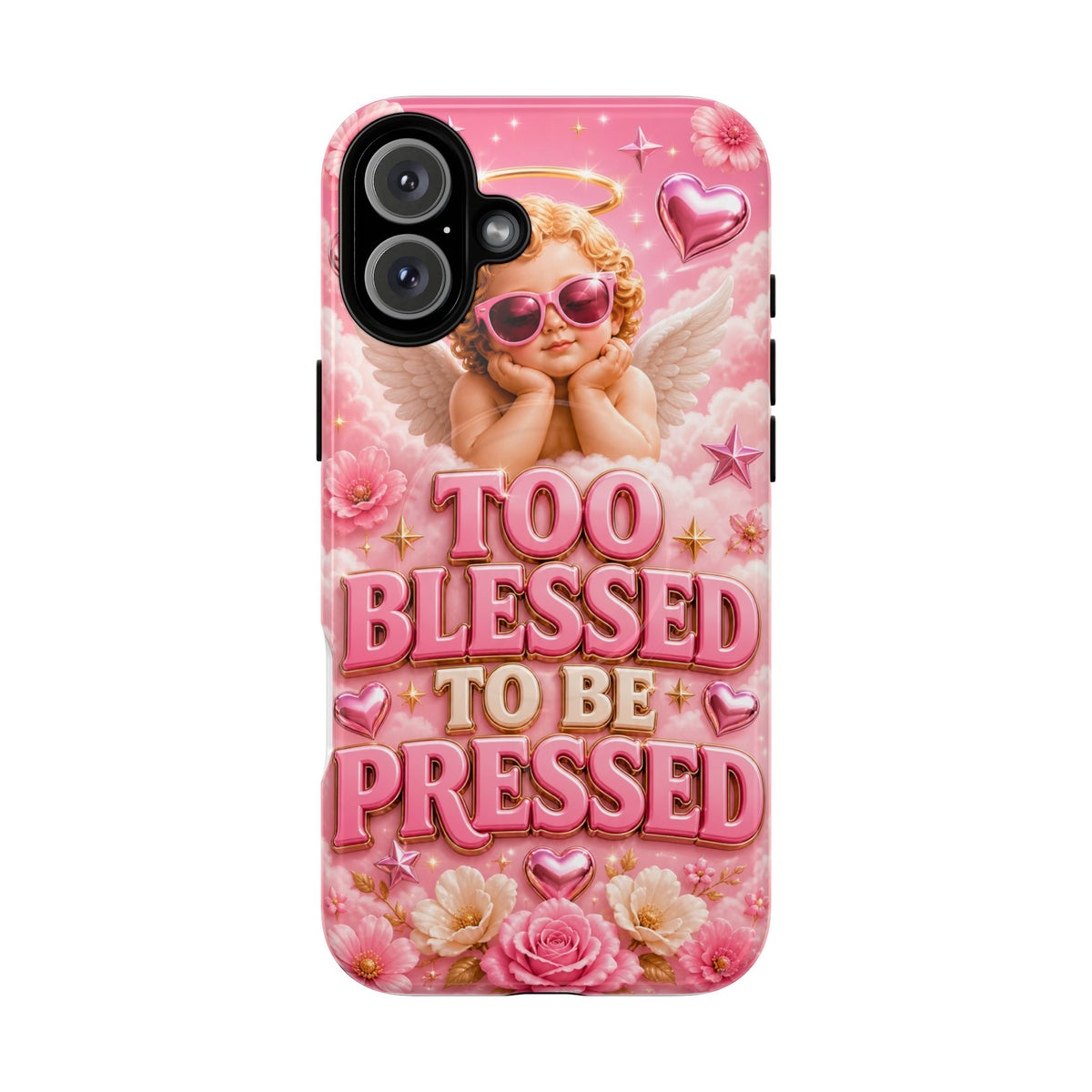 Too Blessed To Be Pressed Magsafe Phone Case