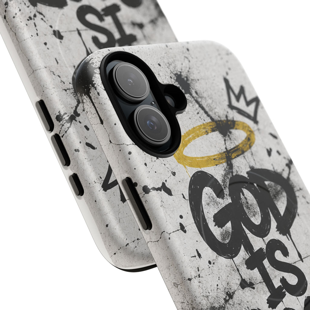 God Is Good Christian Graffiti Tough Magnetic Phone Case