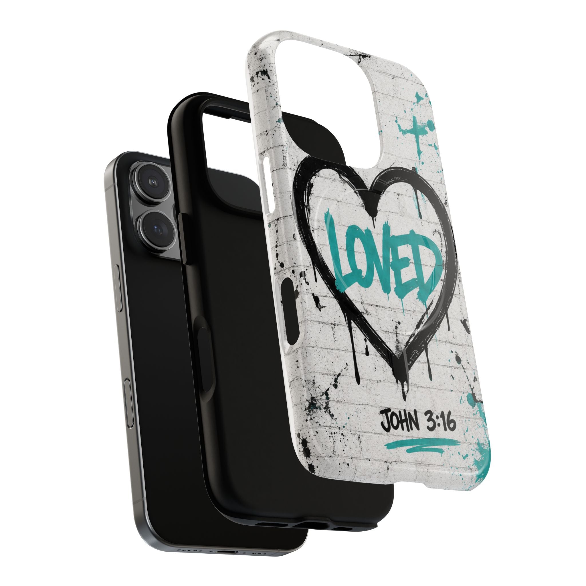 Loved John 3:16 Christian Tough Magnetic Phone Case
