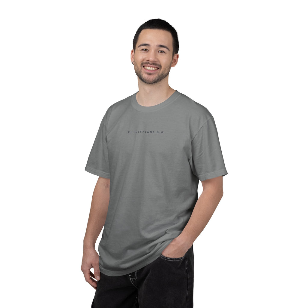 Give Me Jesus Christian T Shirt, Philippians 3:8 Faith Tee, Vintage Garment Dyed Christian Shirt, Minimalist Bible Verse Shirt, Faith