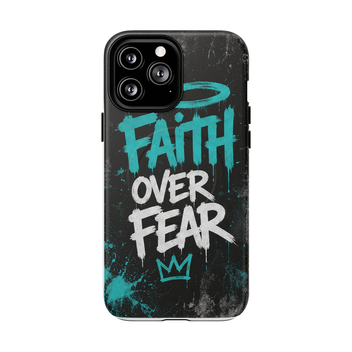 Faith Over Fear Christian Graffiti Phone Case