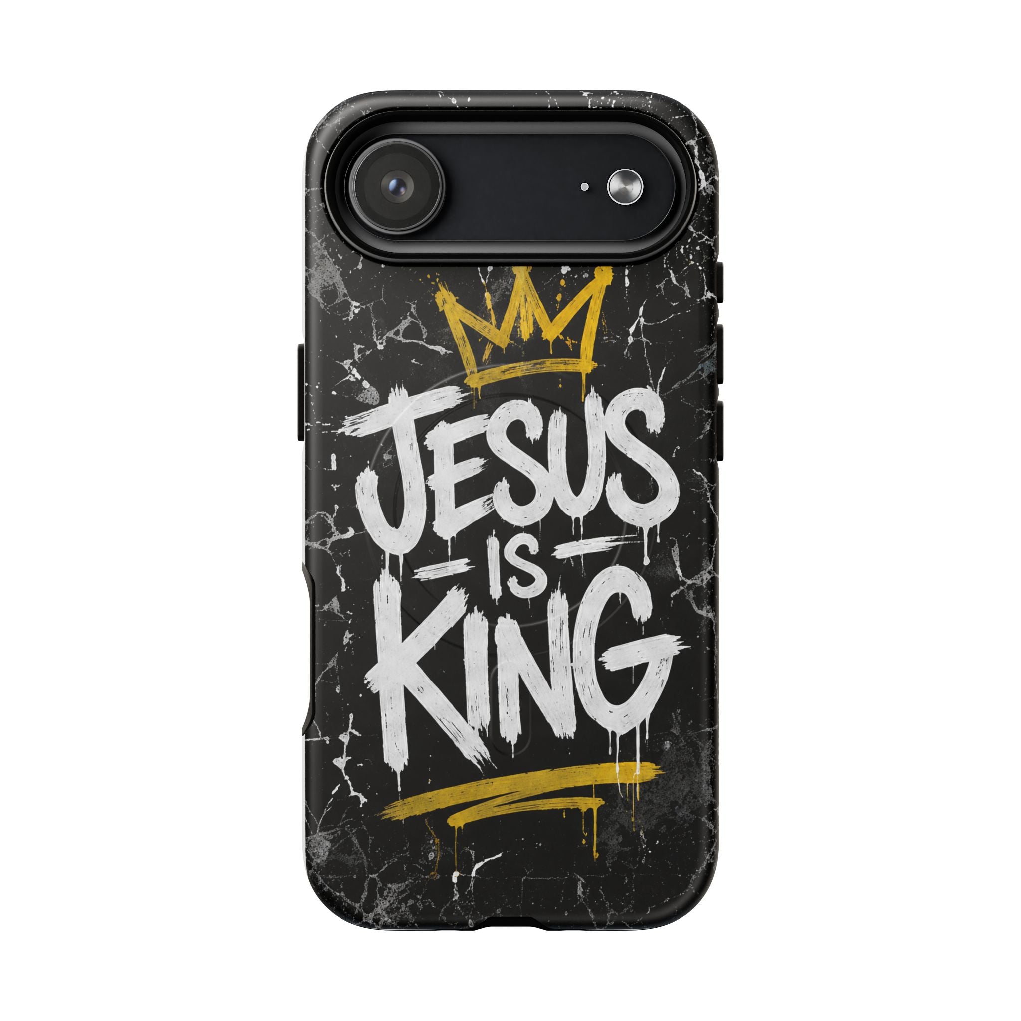 Jesus Is King Christian Graffiti Phone Case