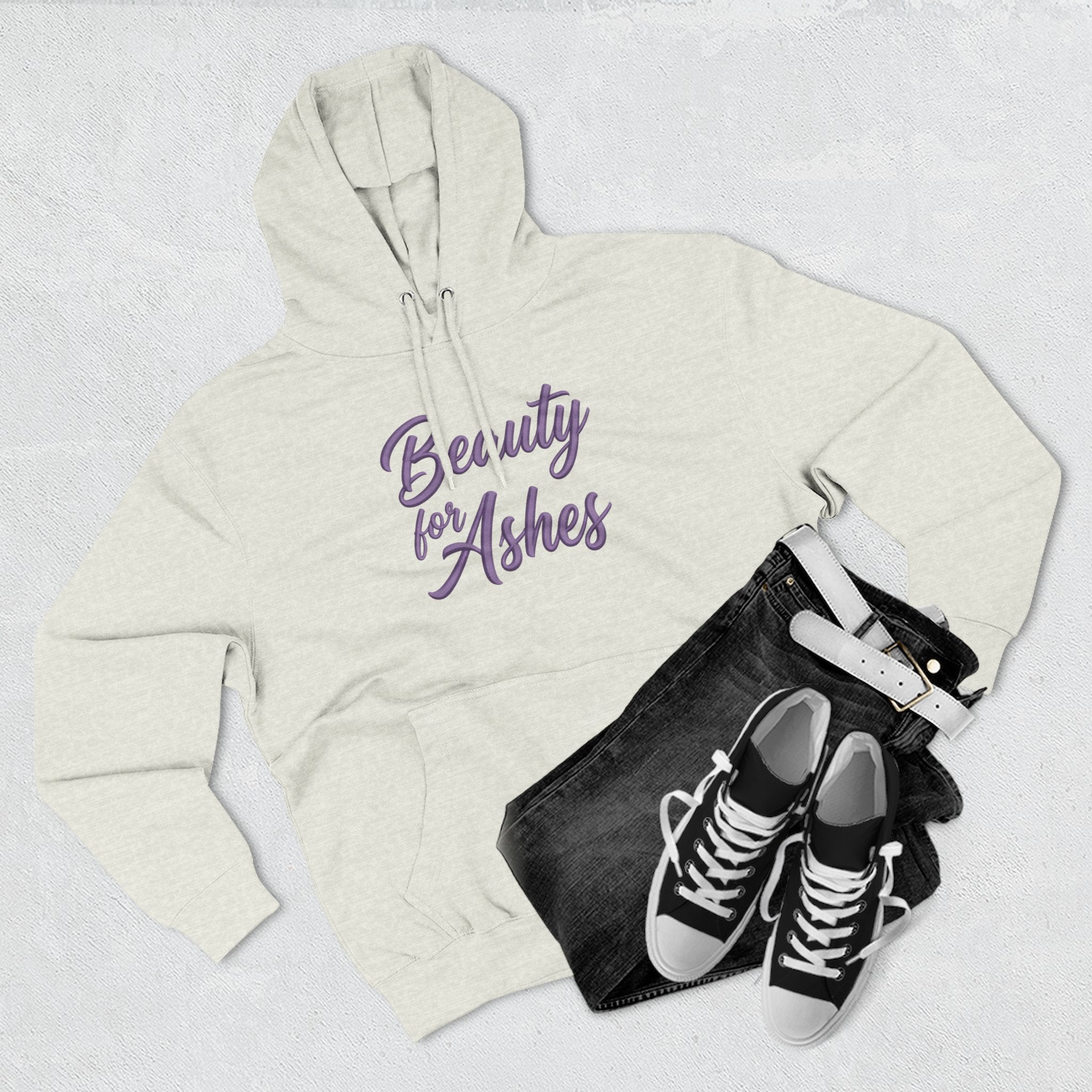 Beauty for Ashes Phoenix Rise Hoodie | Inspirational Scripture Sweatshirt