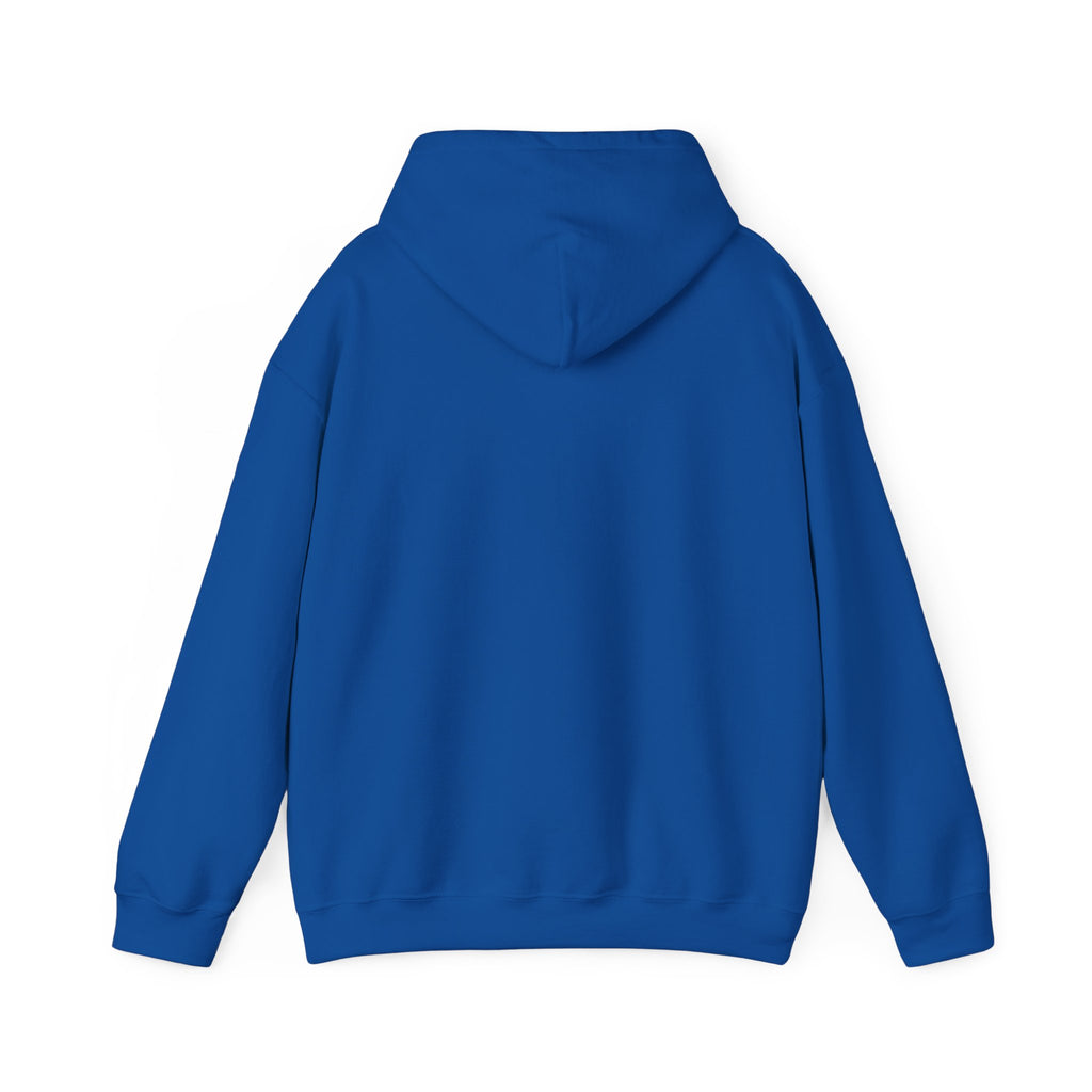 Faith script with heart Hoodie | White vertical faith design