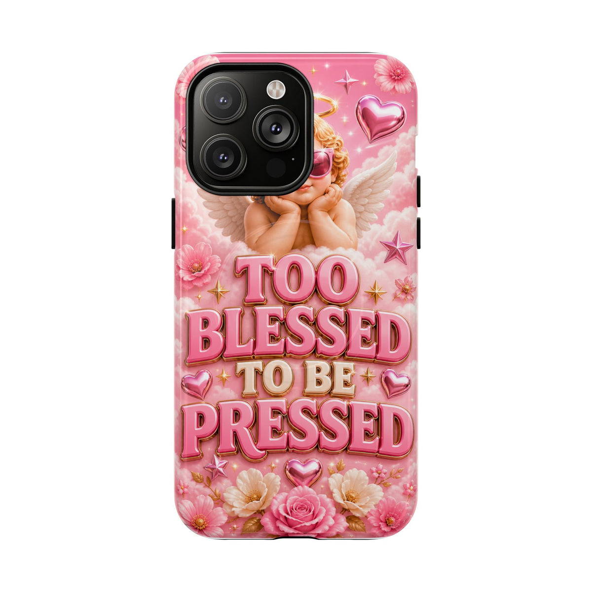 Too Blessed To Be Pressed Magsafe Phone Case