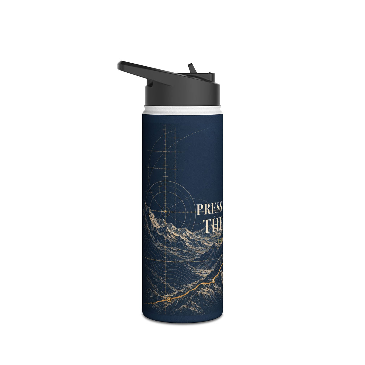Press Toward the Mark Stainless Steel Water Bottle