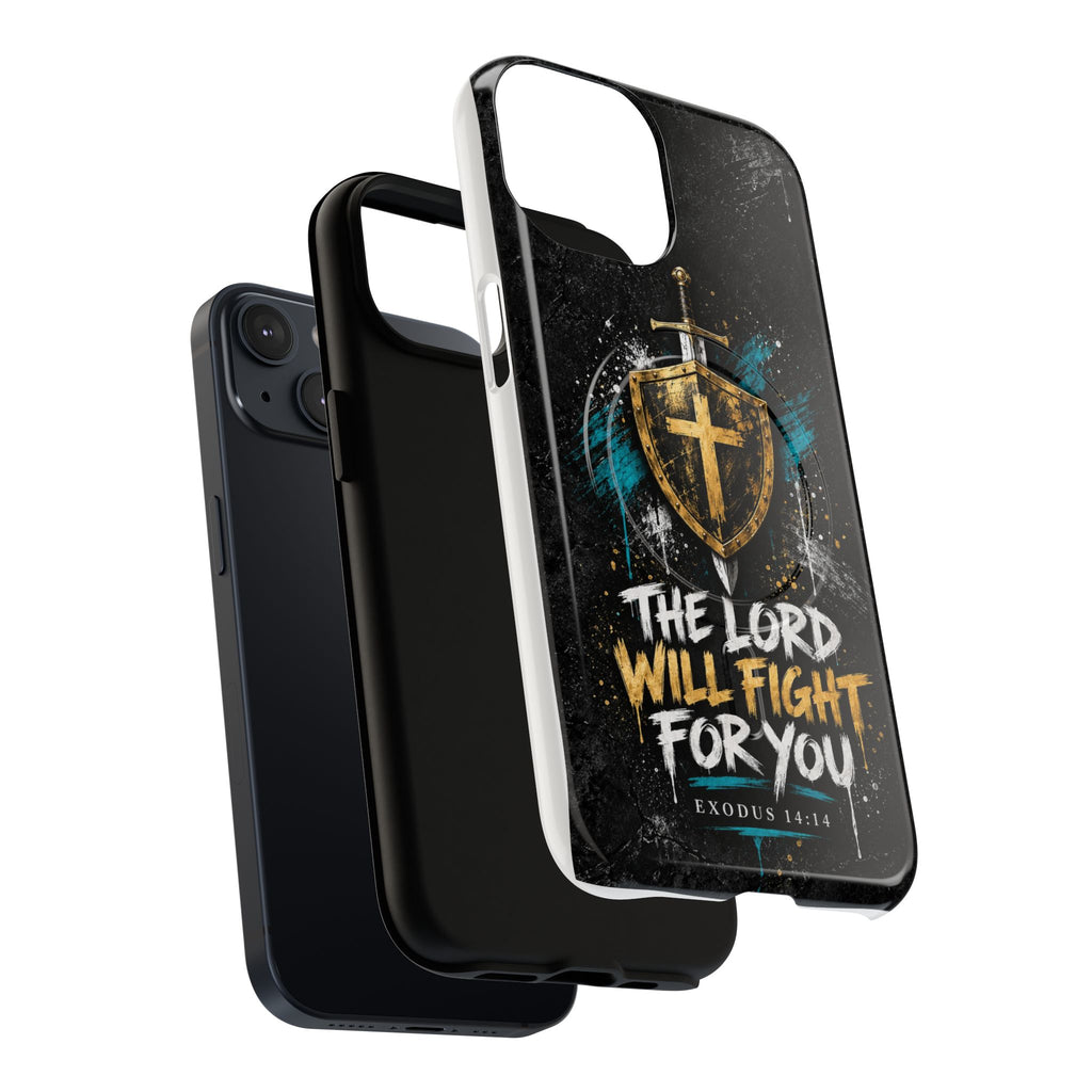 The Lord Will Fight for You Tough Magnetic Phone Case