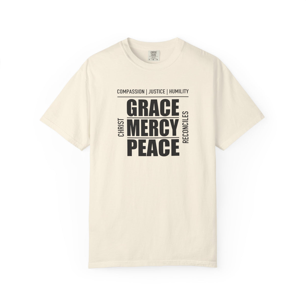 Grace Mercy Peace | Christian Tee