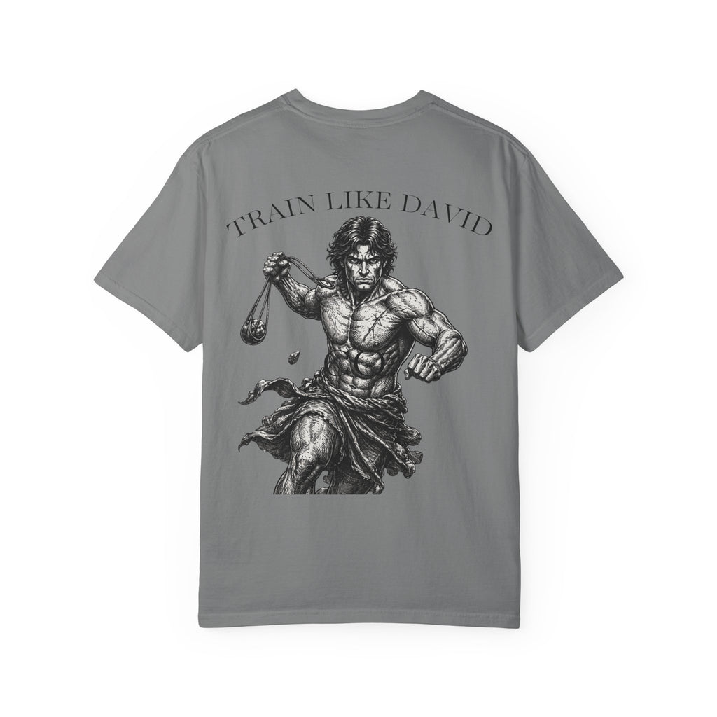 David Shirt, Christian Gym Shirt, 1 Samuel 17 45 Tee, Bible Verse Workout Shirt, Faith Based Pump Cover, David And Goliath Shirt