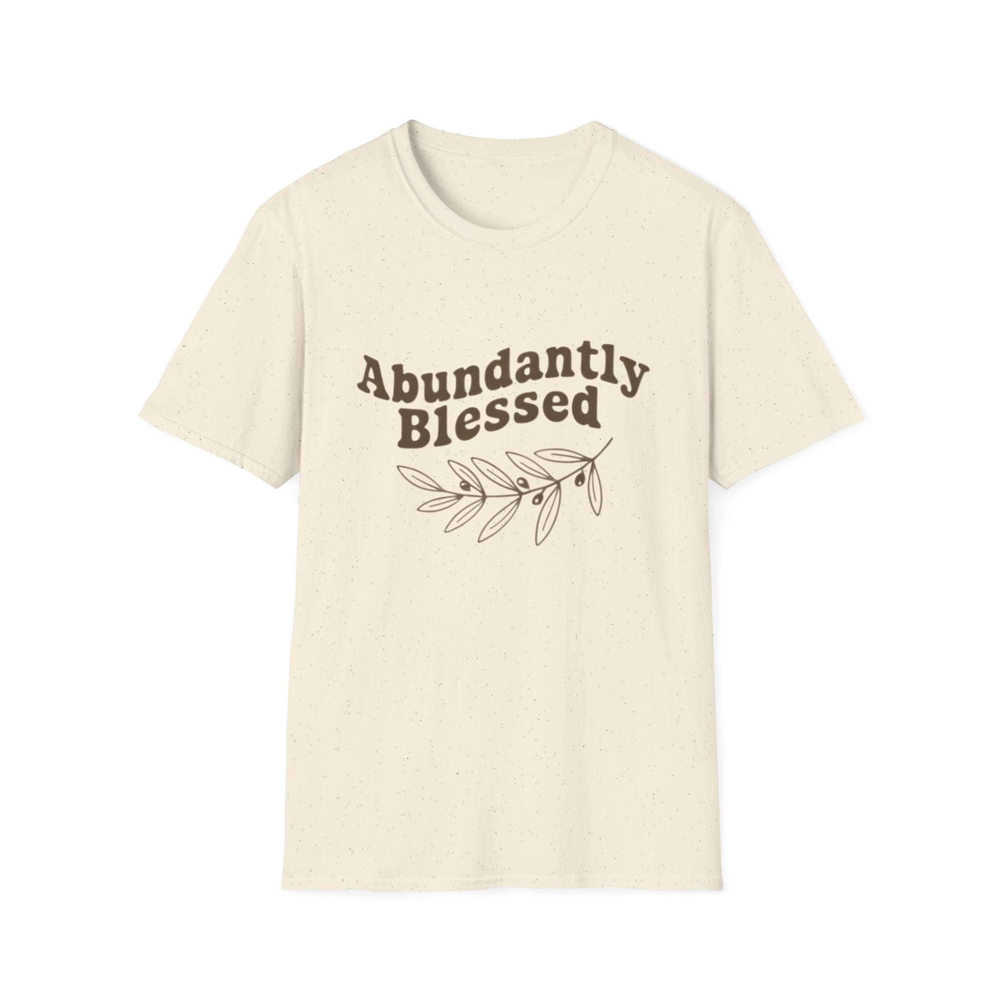 Abundantly Blessed Unisex T-Shirt, Faith-Based Tee, Inspirational Graphic Shirt, Casual Wear, Gift for Christians