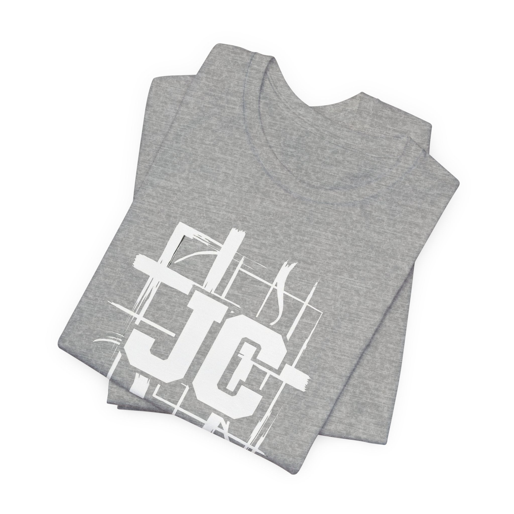 JC Monogram Shirt, Jesus Christ Initials Tee, Christian Streetwear Graphic Tee, Minimalist Faith T Shirt, Unisex Everyday Gift