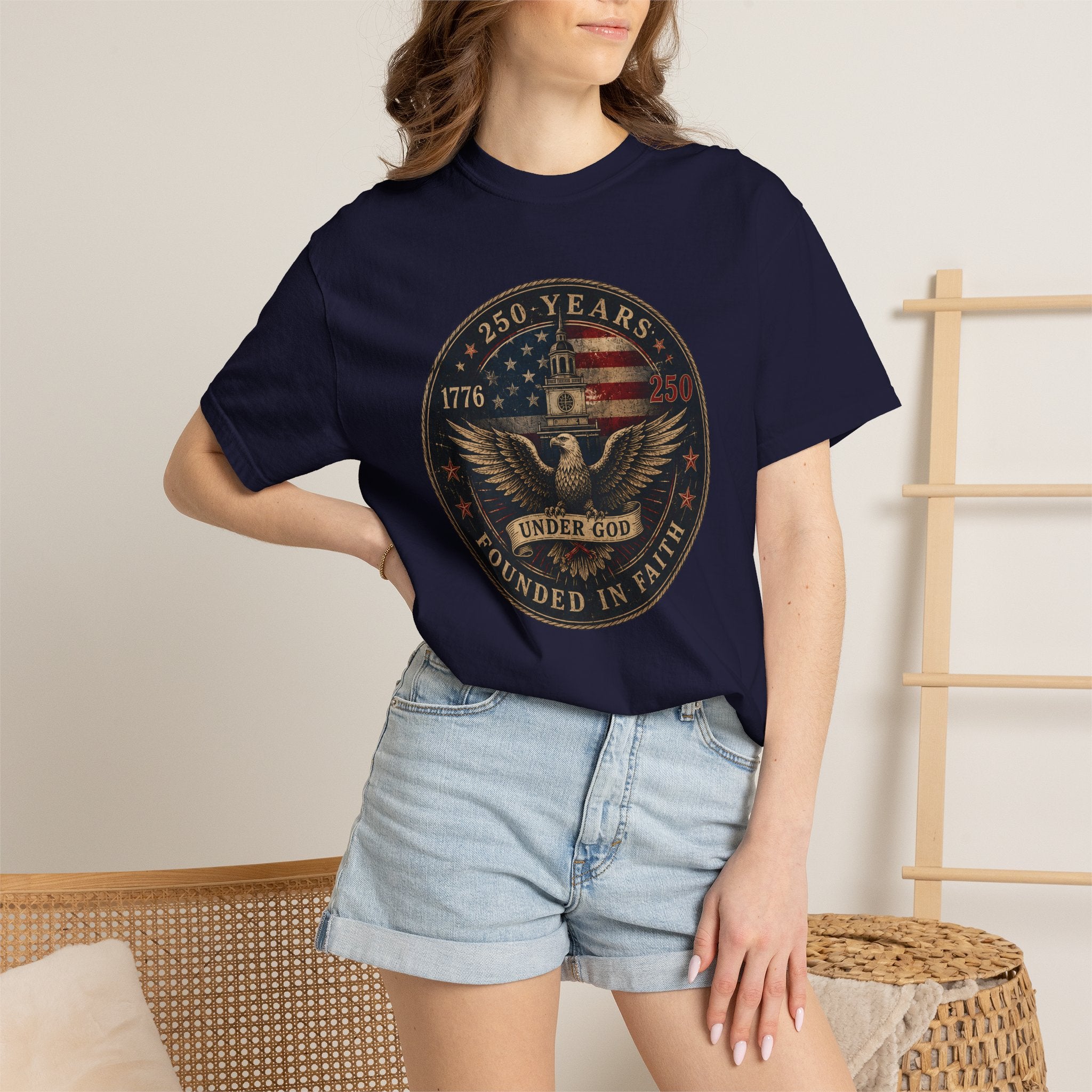 Founded in Faith Christian Patriotic Shirt