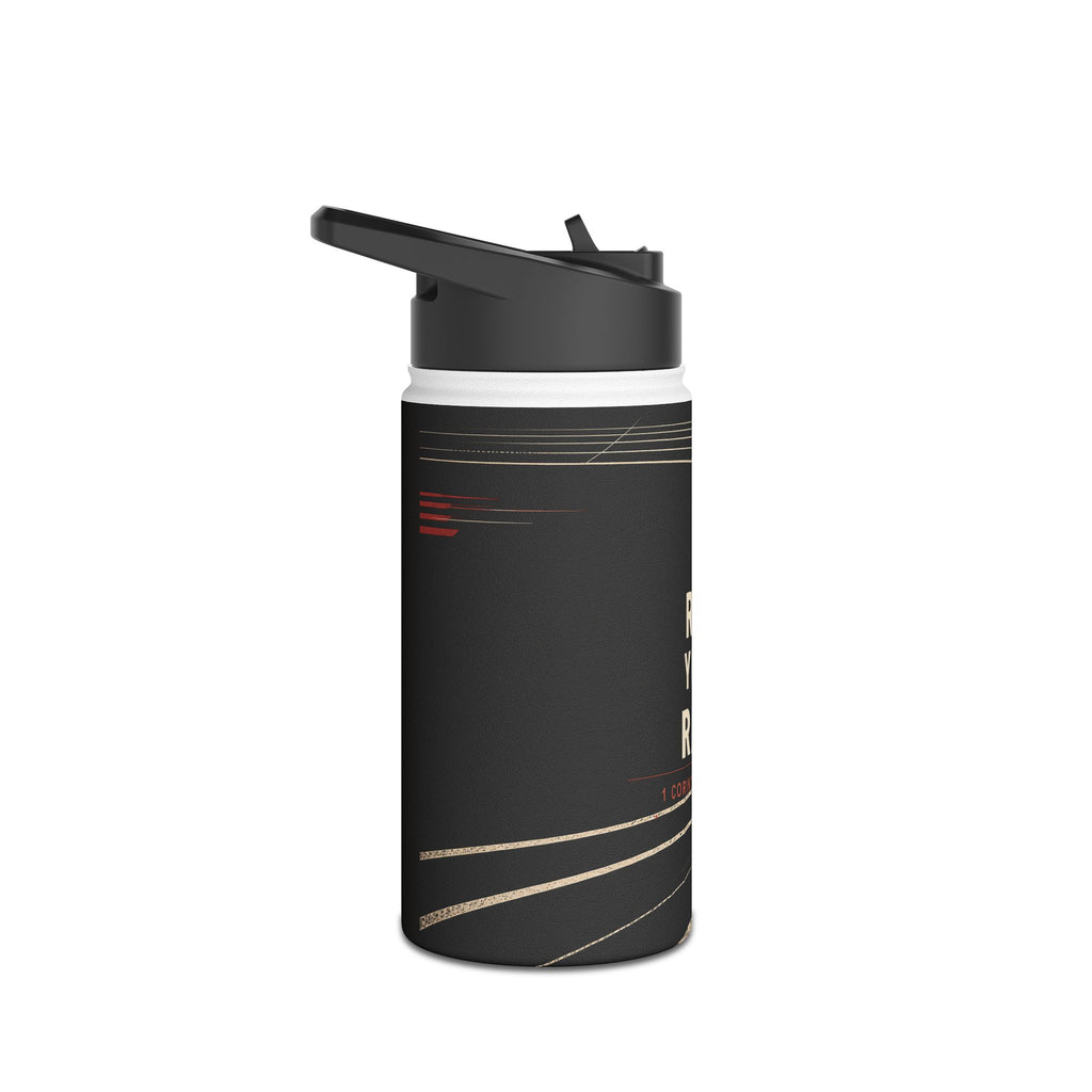 Run Your Race Stainless Steel Water Bottle