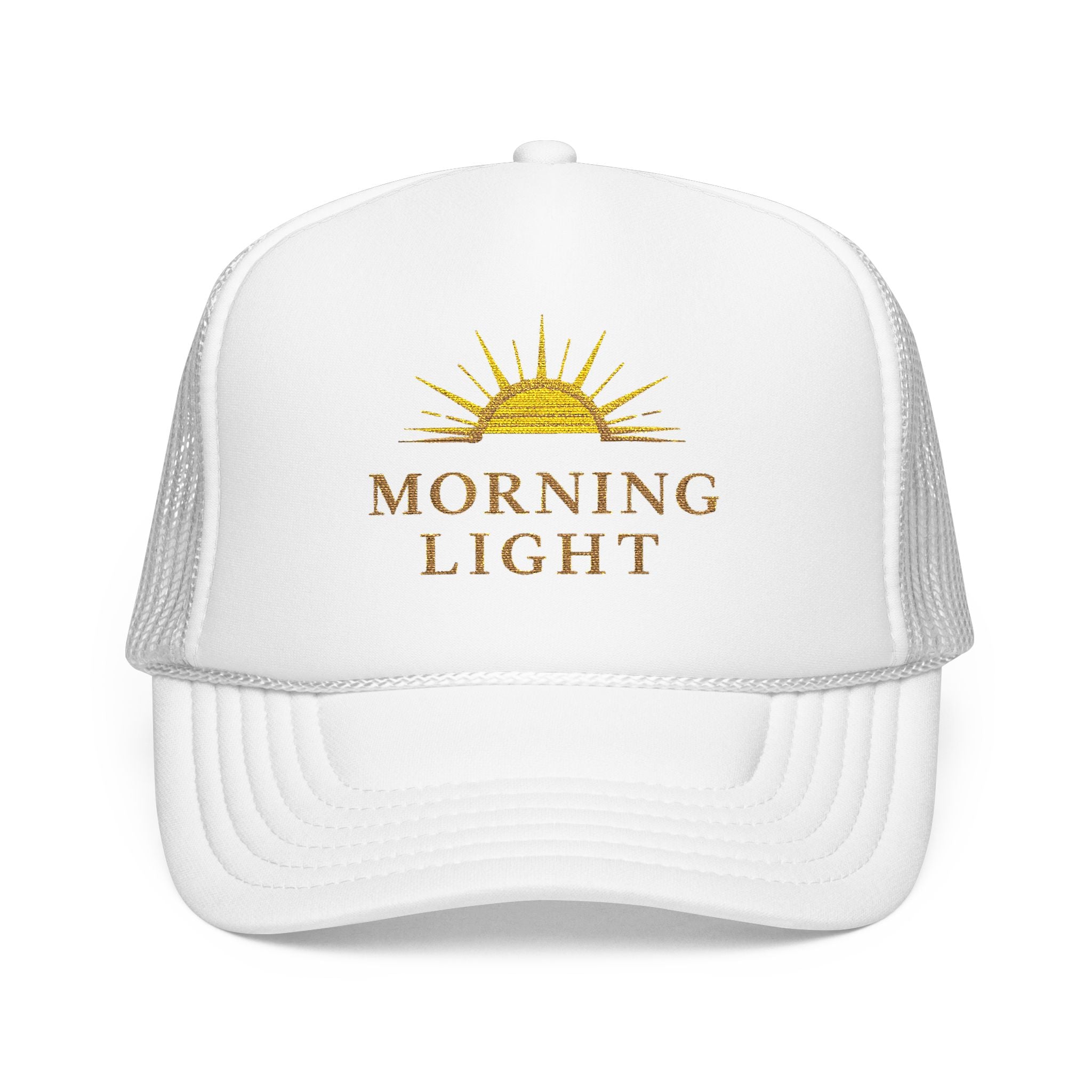 Morning Light Foam Trucker Hat, Christian Sunrise Hat, Faith Based Snapback