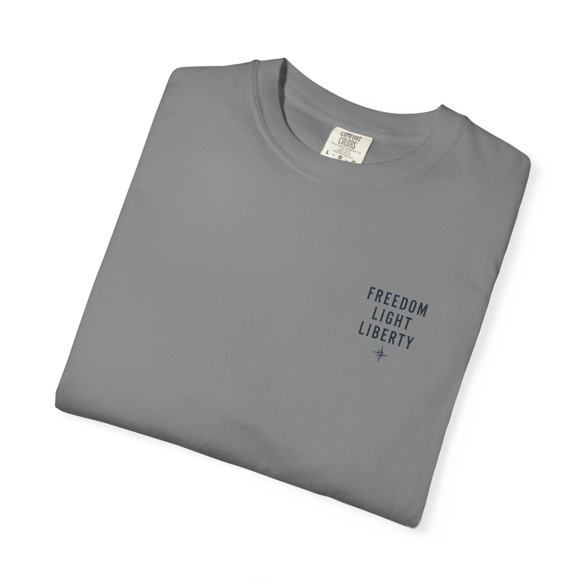 Faith Over Fear Shirt, Christian Surf Tee, Patriotic Christian Shirt, Freedom Light Liberty