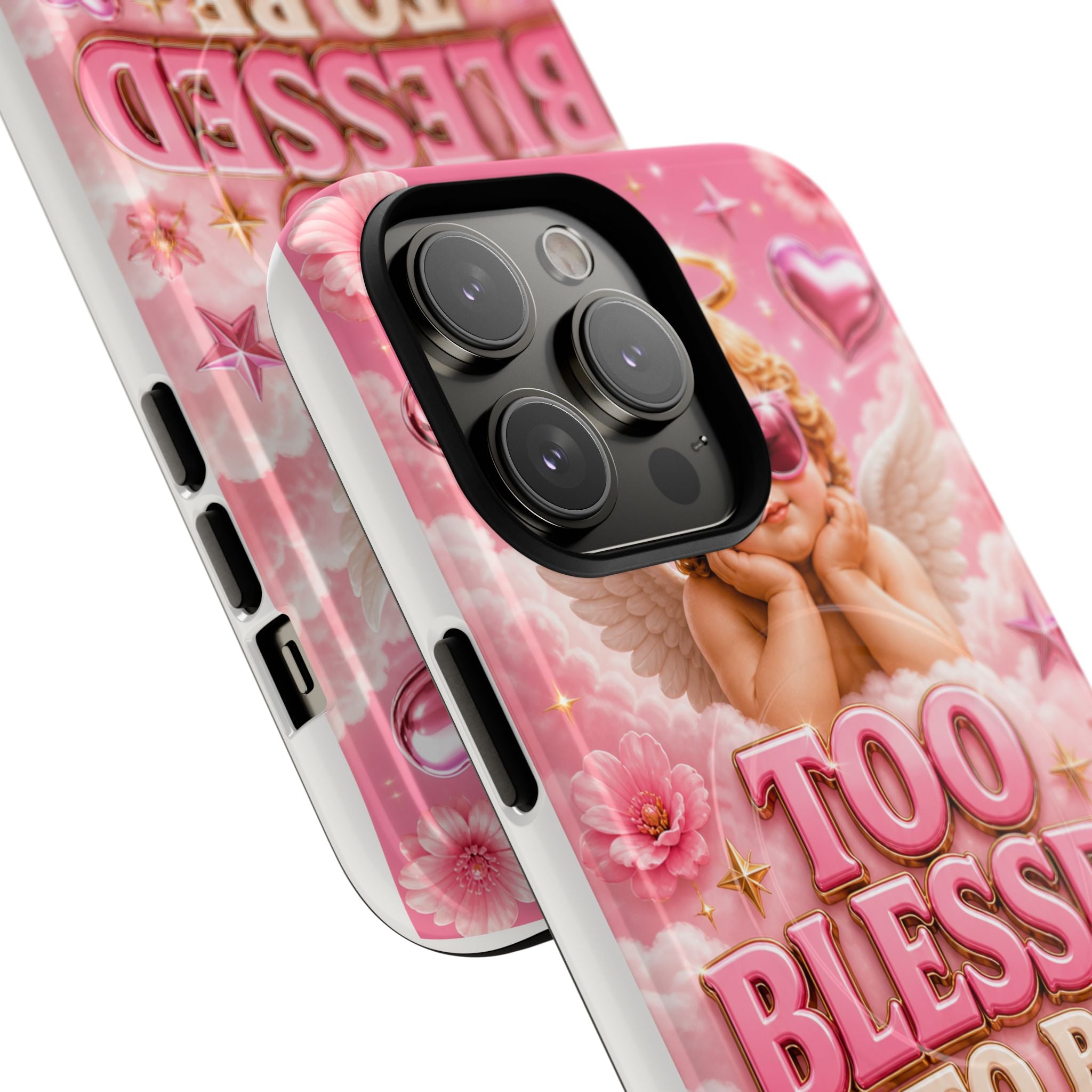 Too Blessed To Be Pressed MagSafe Tough Phone Case