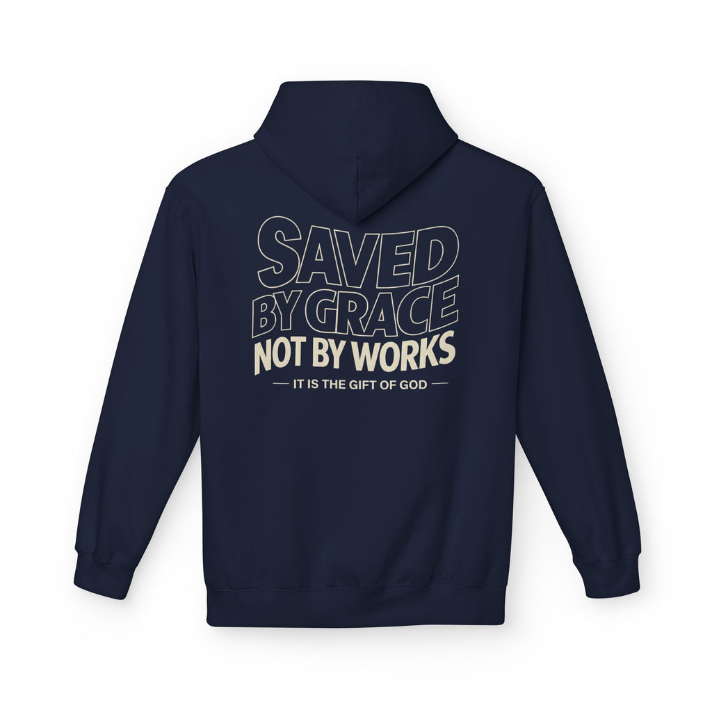 Saved by Grace Hoodie, Eternal Life Christian Pullover, Scripture Sweatshirt