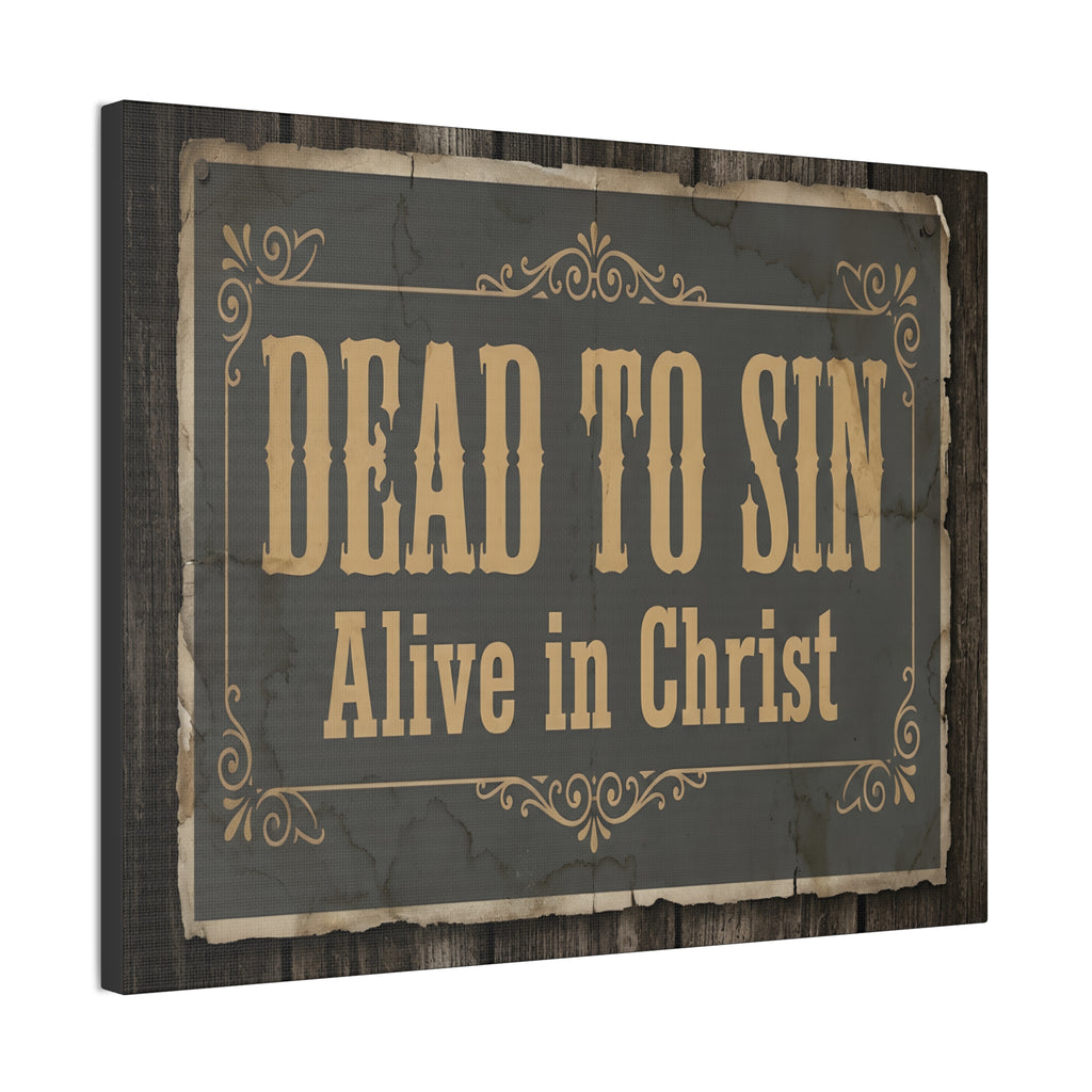 Vintage Saloon Style Christian Canvas Wall Art