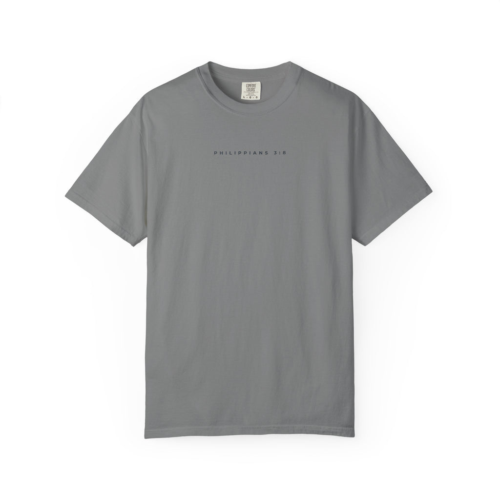 Give Me Jesus Christian T Shirt, Philippians 3:8 Faith Tee, Vintage Garment Dyed Christian Shirt, Minimalist Bible Verse Shirt, Faith