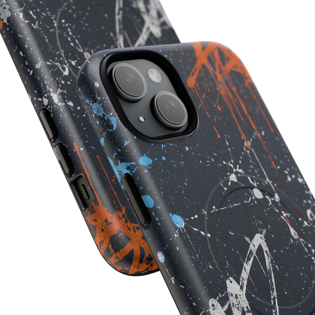 Midnight Praise Abstract Graffiti Tough Magnetic Phone Case