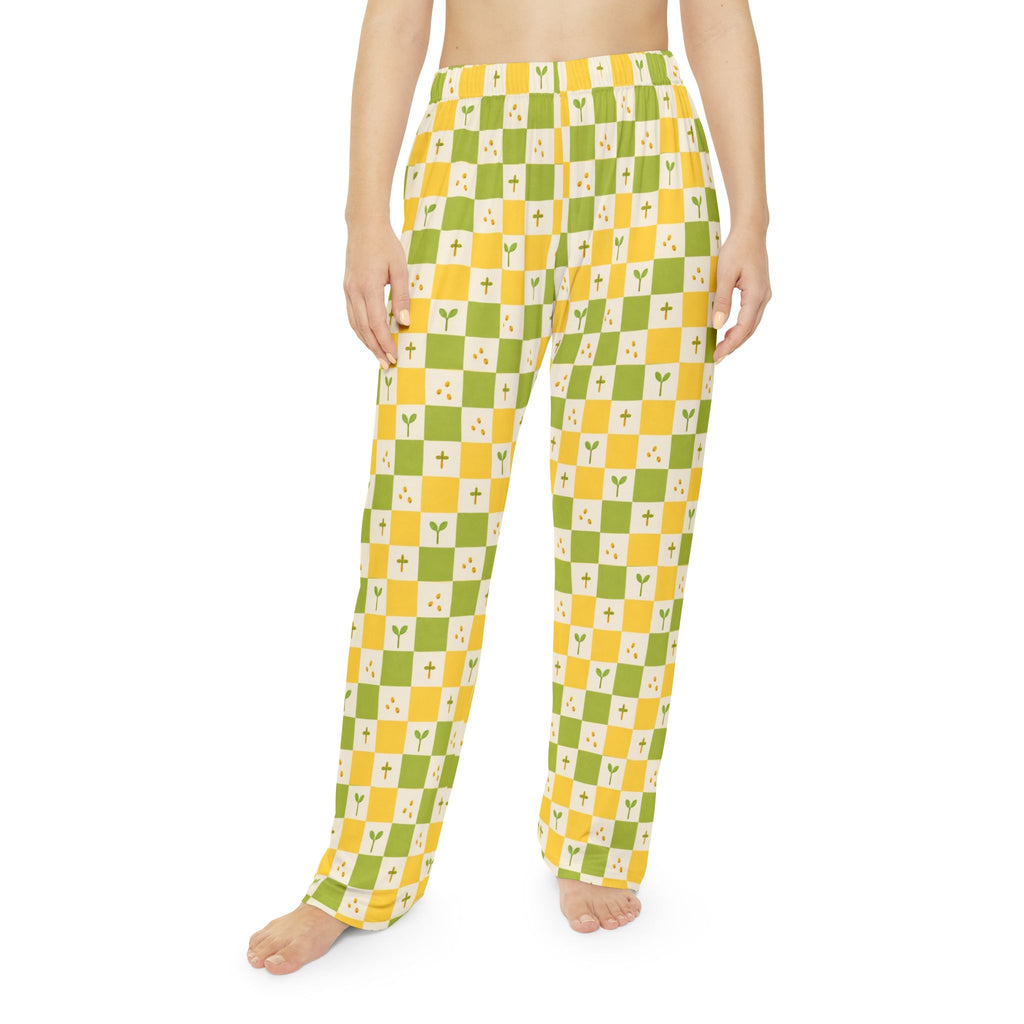 Mustard Seed Checker Christian Pajama Pants