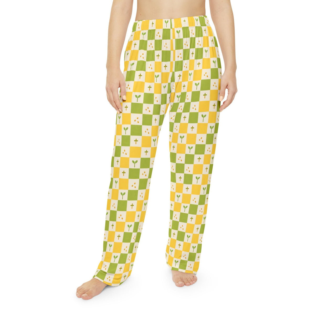 Mustard Seed Checker Christian Pajama Pants