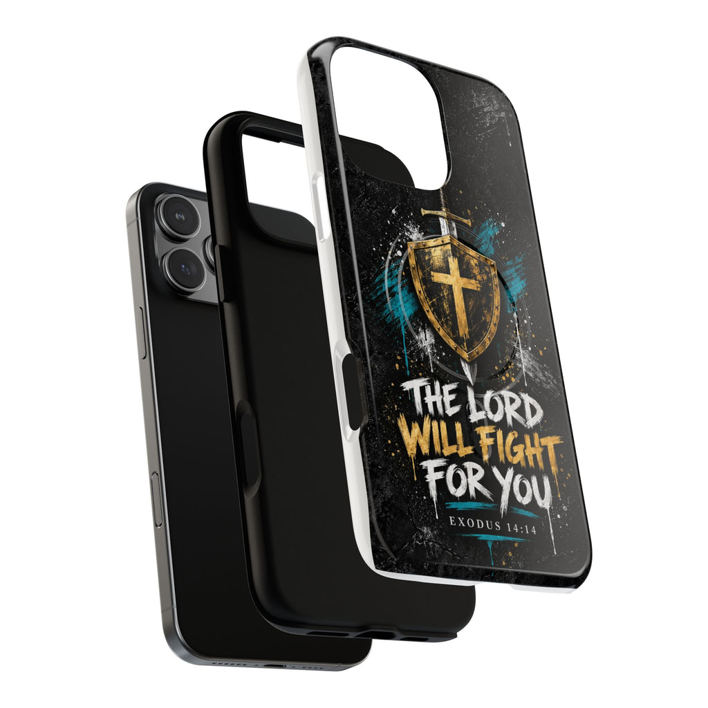The Lord Will Fight for You Tough Magnetic Phone Case