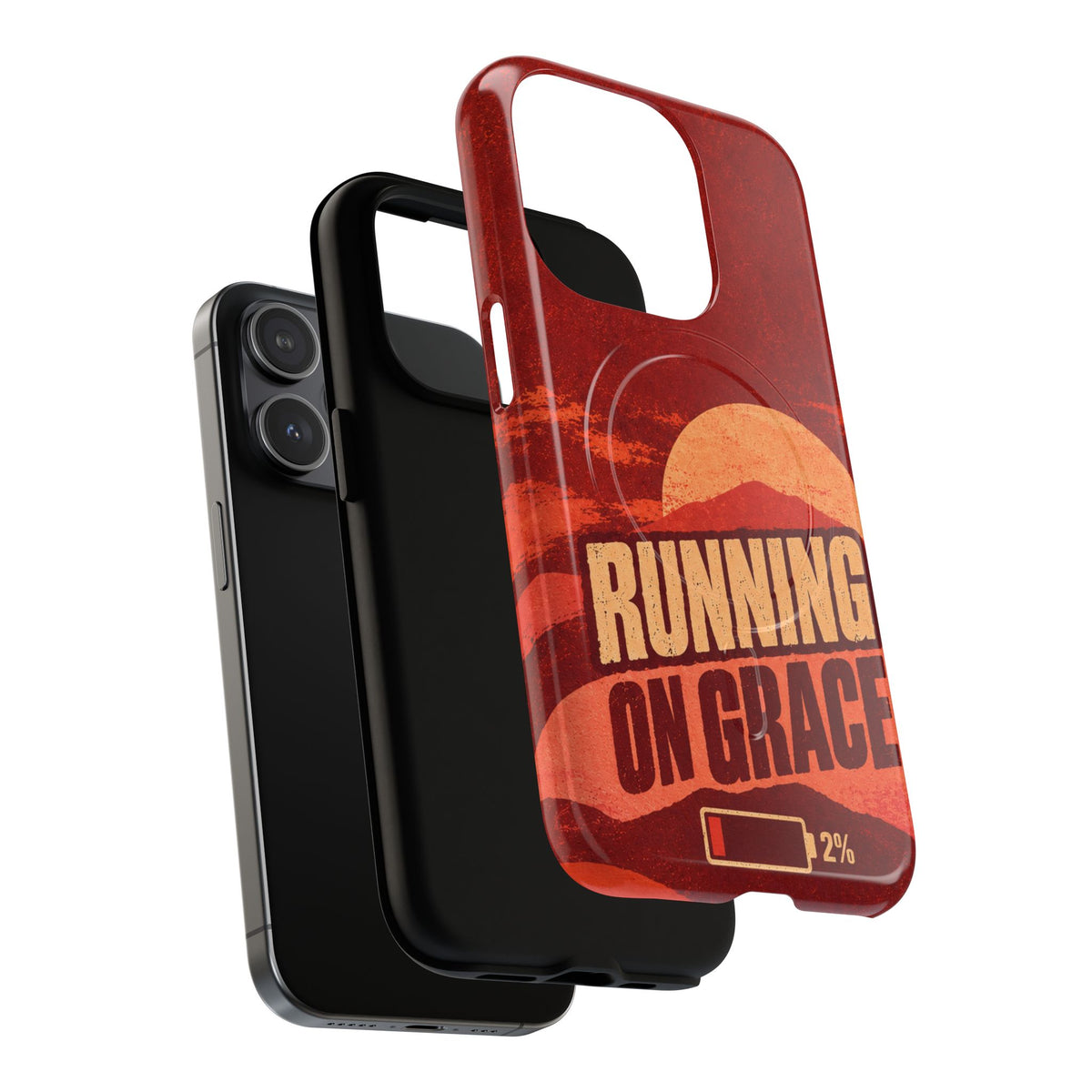 Running on Grace Christian Tough Magnetic Phone Case