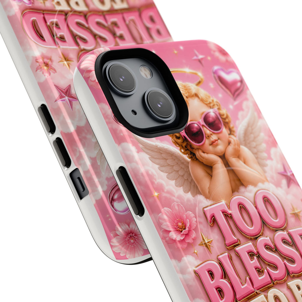 Too Blessed To Be Pressed MagSafe Tough Phone Case