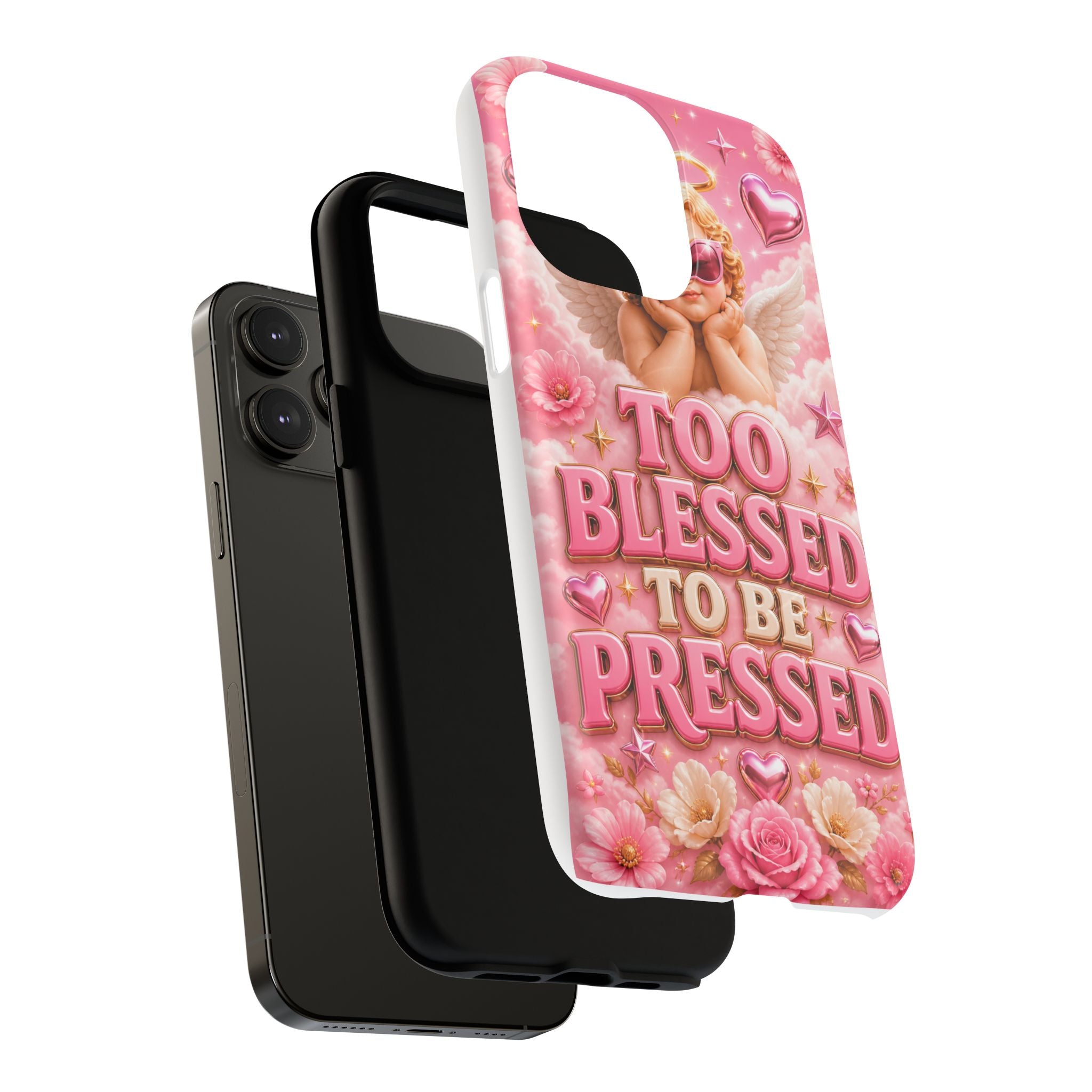 Too Blessed To Be Pressed MagSafe Tough Phone Case