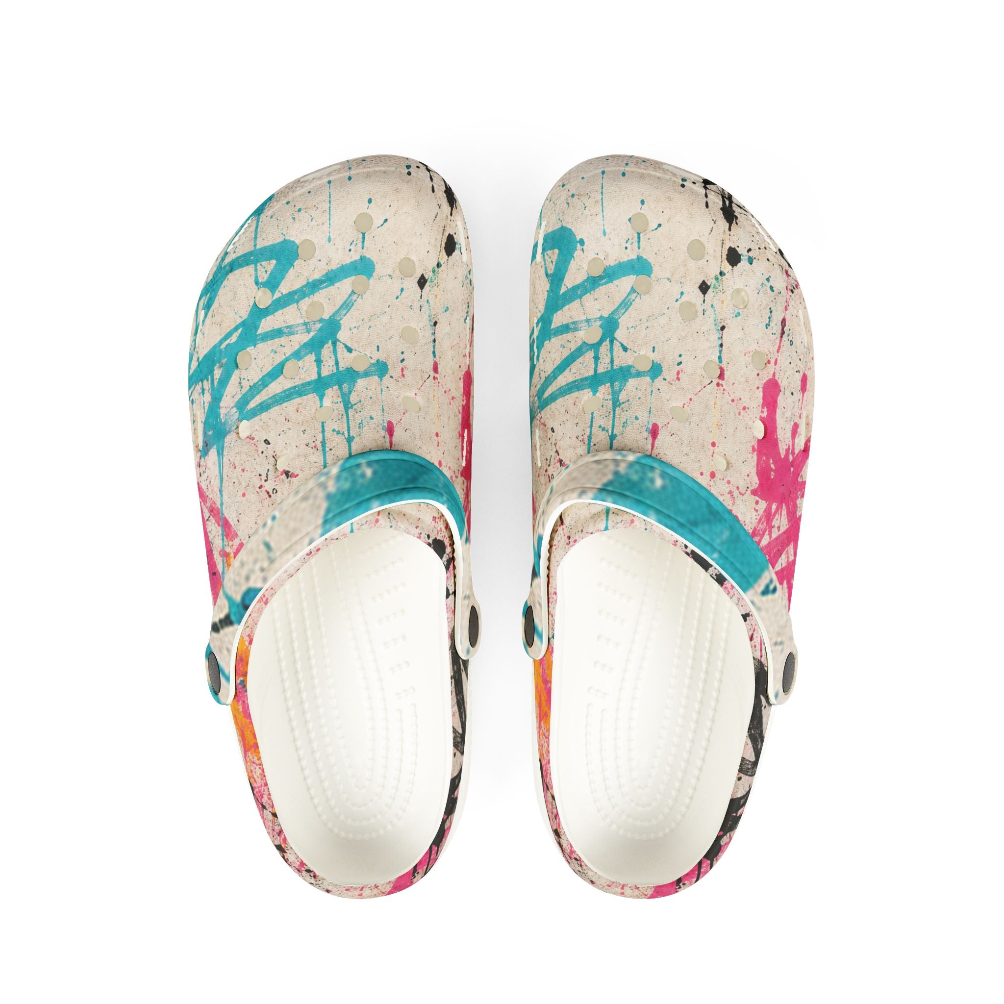 Joy in Color EVA Foam Clogs (AOP)