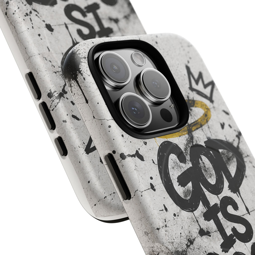 God Is Good Christian Graffiti Tough Magnetic Phone Case