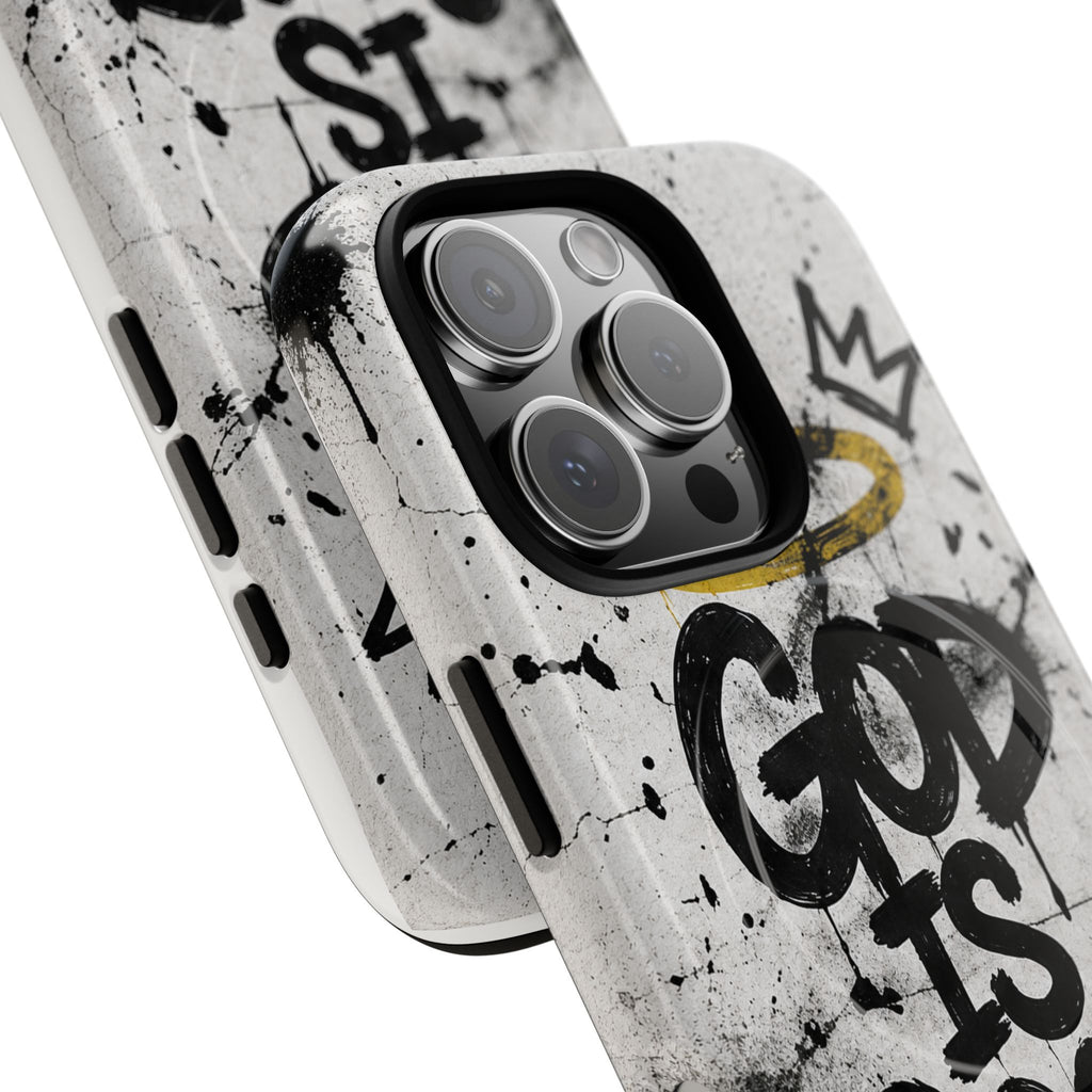 God Is Good Christian Graffiti Tough Magnetic Phone Case