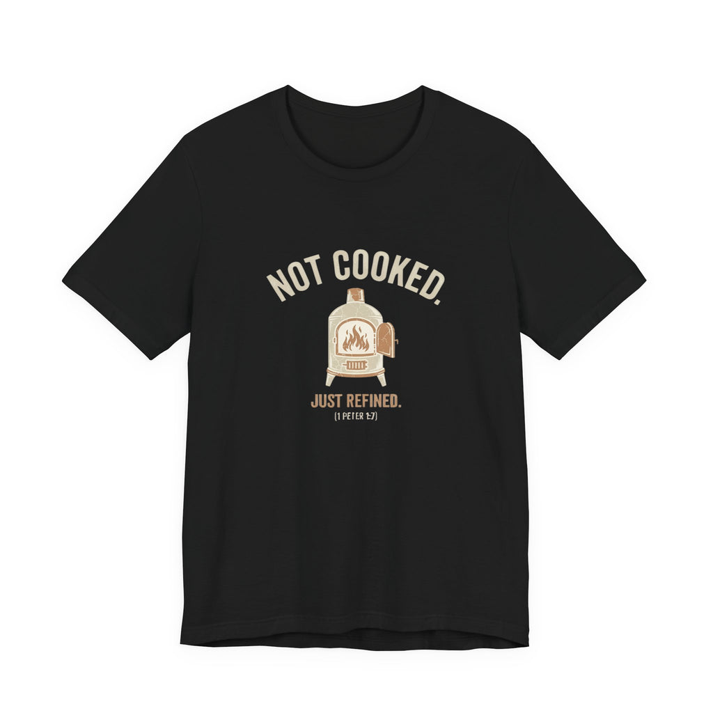 Not Cooked Just Refined Shirt, Ceramic Kiln Pottery Tee, Funny Resin Artist Gift, Vintage Style Graphic T Shirt, Unisex
