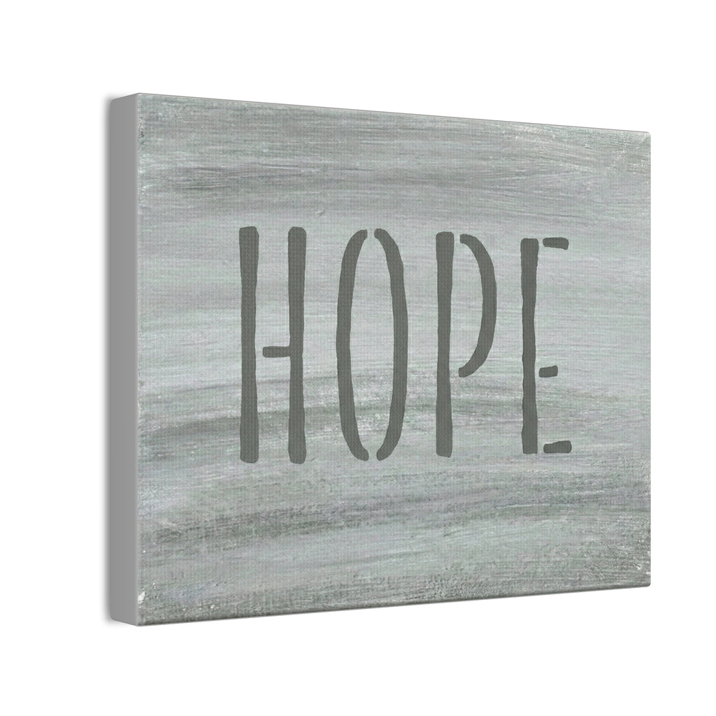 Hope Christian Canvas Wall Art | Minimalist Faith Quote Print | Modern Neutral Home Decor | 1 Thessalonians Inspired