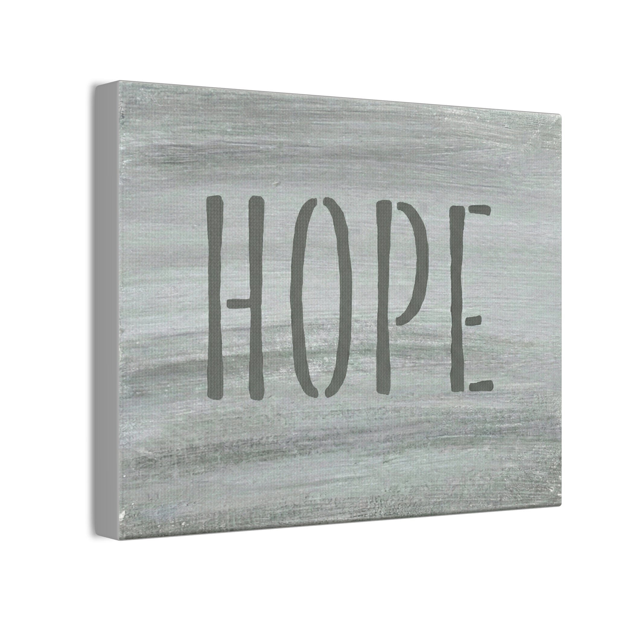 Hope Christian Canvas Wall Art | Minimalist Faith Quote Print | Modern Neutral Home Decor | 1 Thessalonians Inspired