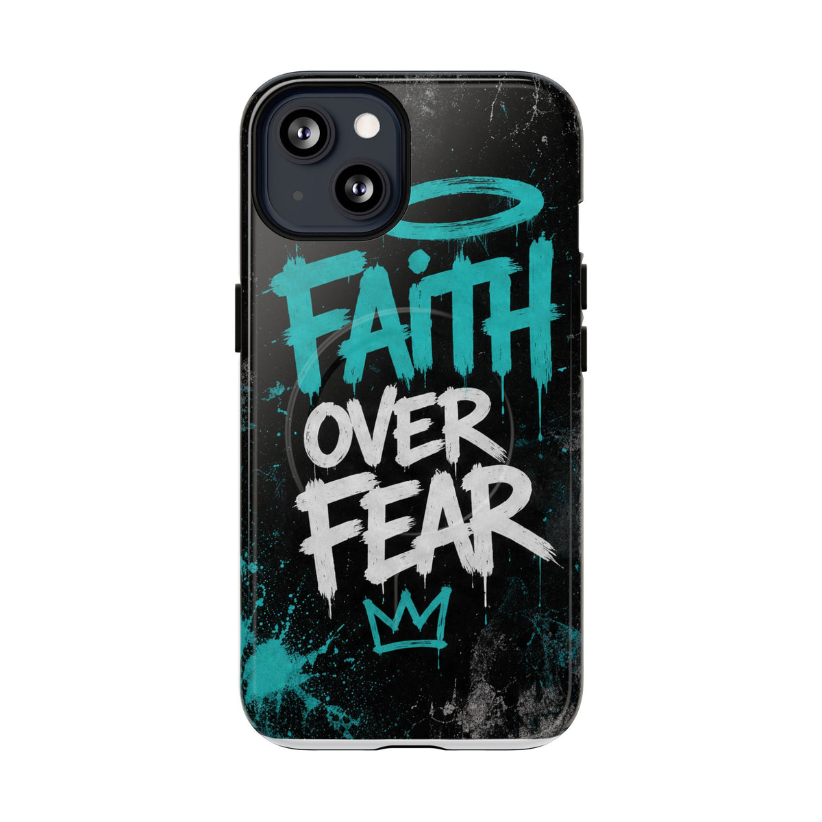 Faith Over Fear Christian Graffiti Phone Case