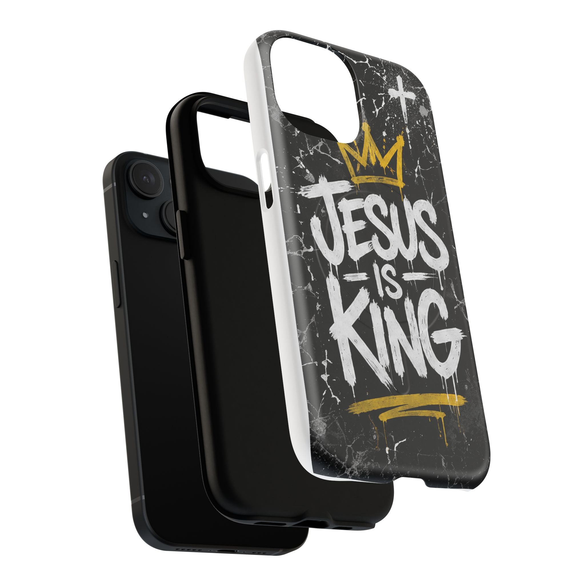 Jesus Is King Christian Graffiti Phone Case