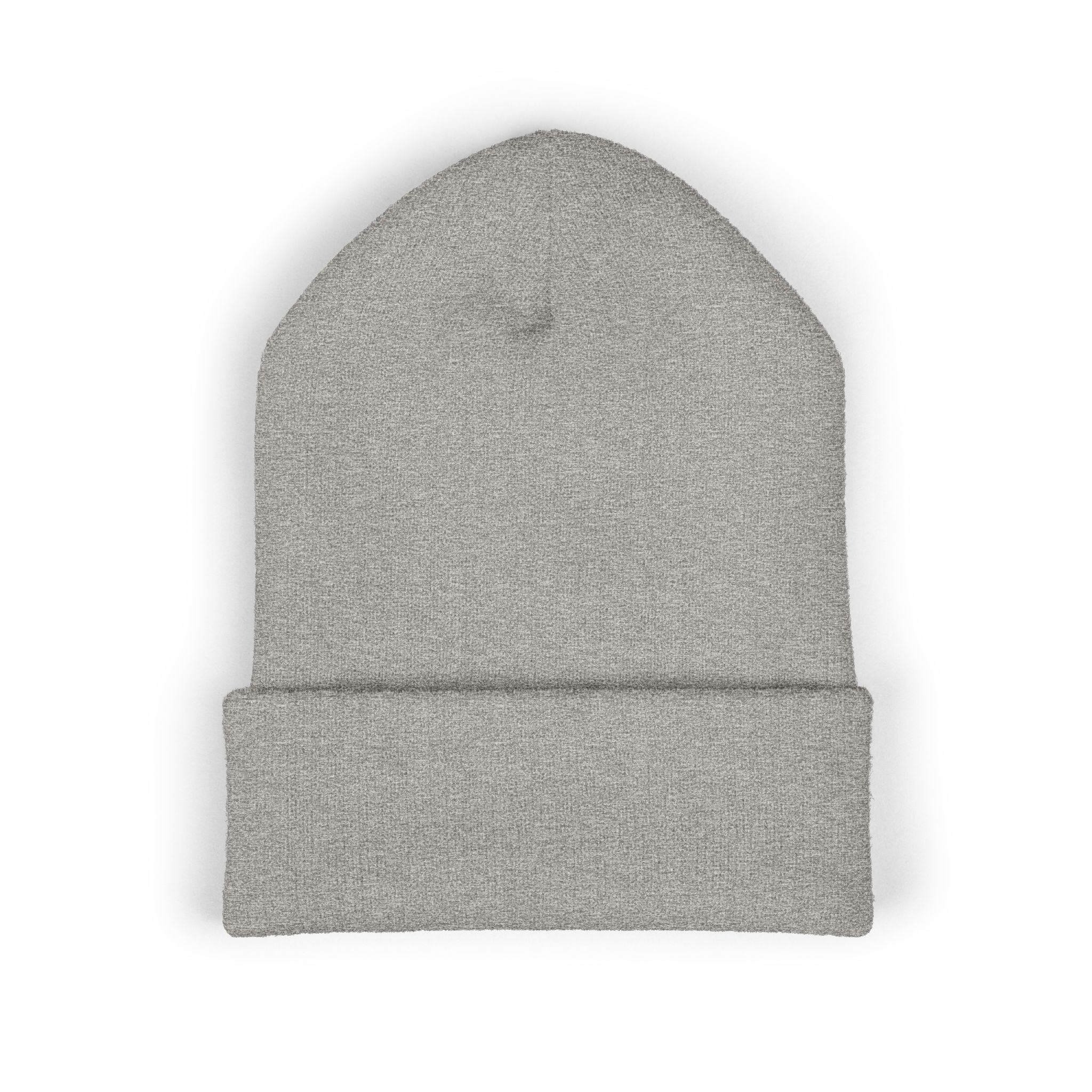 Judgement & Grace Beanie, Embroidered Black Cuffed Knit Hat, Gothic Christian Streetwear, Winter Faith Hat, Minimal Religious Gift