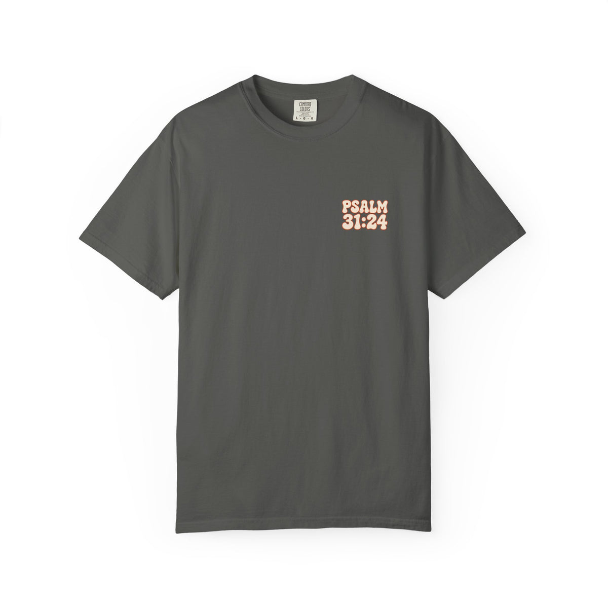 Hope In The Lord Shirt, Psalm 31 24 Christian T Shirt, Retro Bible Verse Tee, Comfort Colors Faith Shirt, Christian Gift