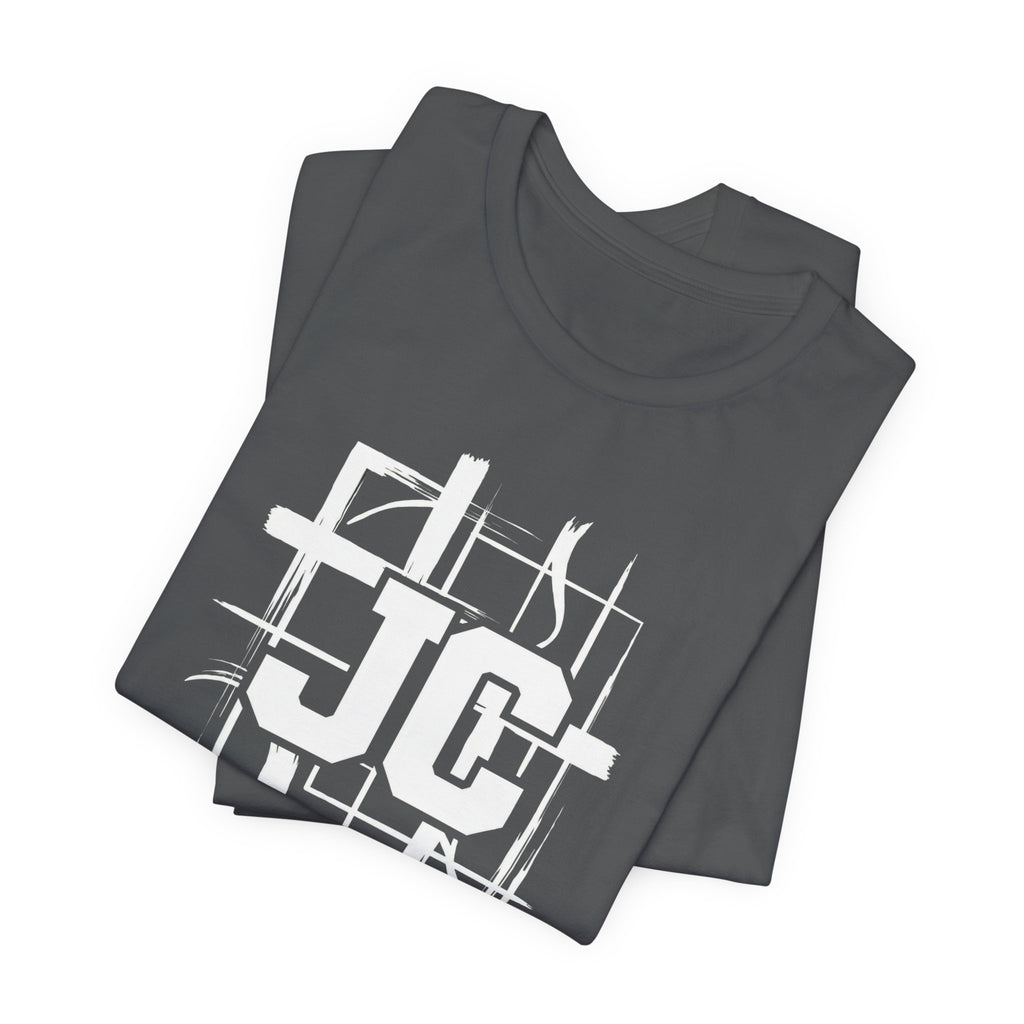 JC Monogram Shirt, Jesus Christ Initials Tee, Christian Streetwear Graphic Tee, Minimalist Faith T Shirt, Unisex Everyday Gift