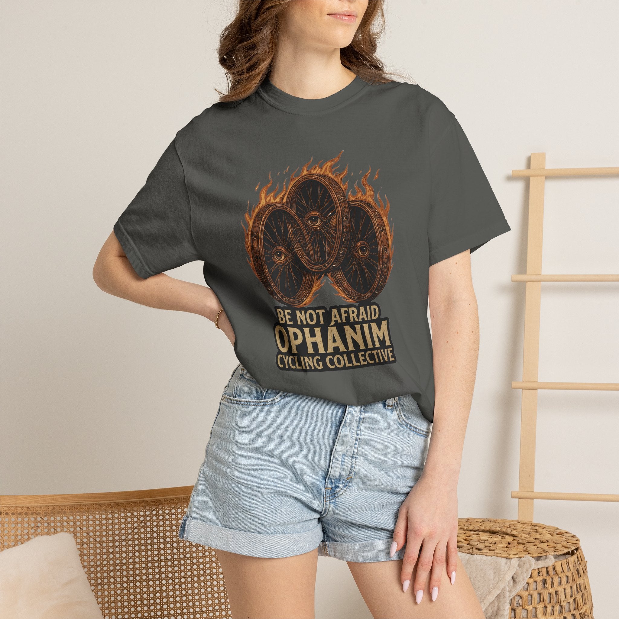 Ophanim Cycling Club Shirt, Biblically Accurate Angel Tee, Ezekiel Wheels Christian Streetwear, Theology Gift
