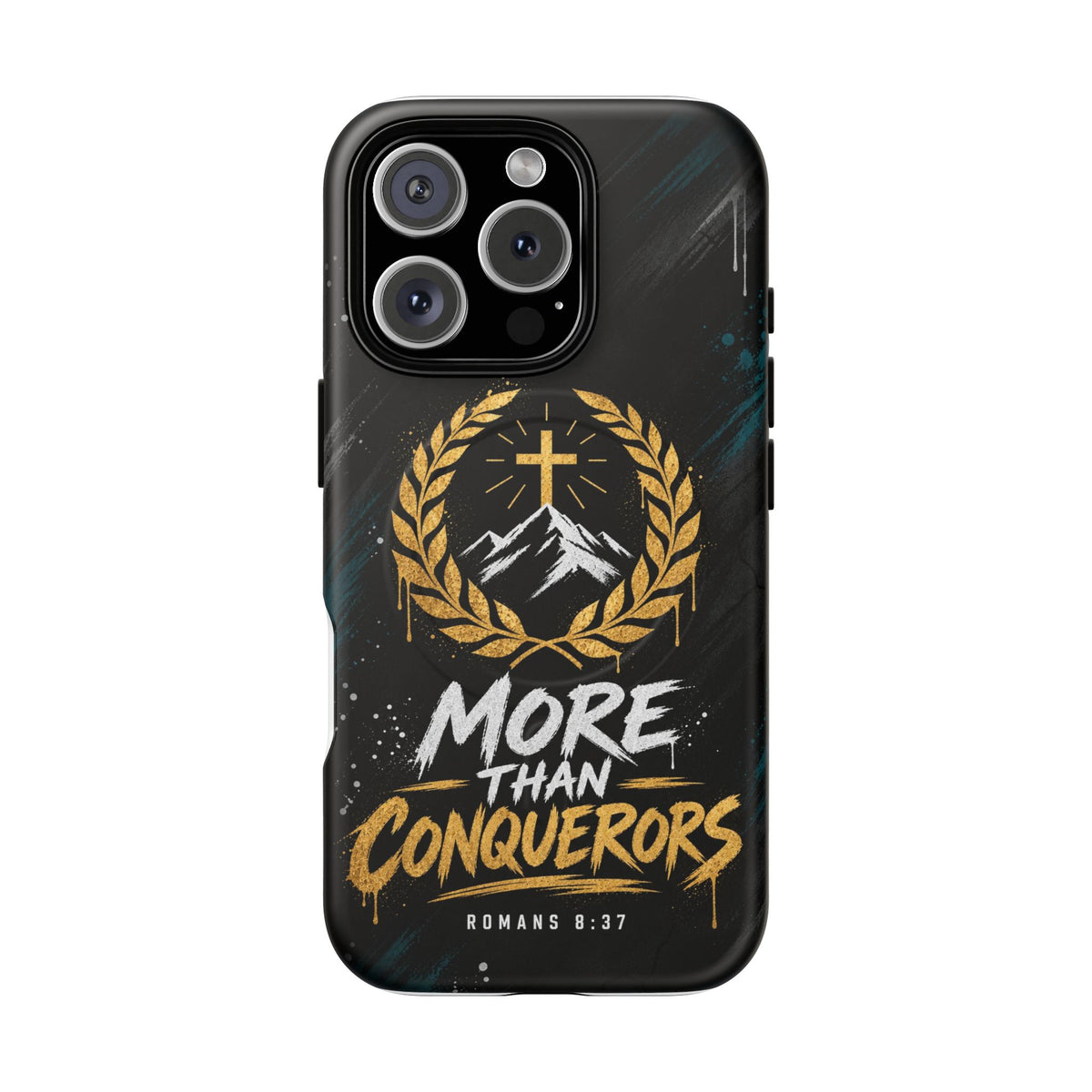 More Than Conquerors Phone Case